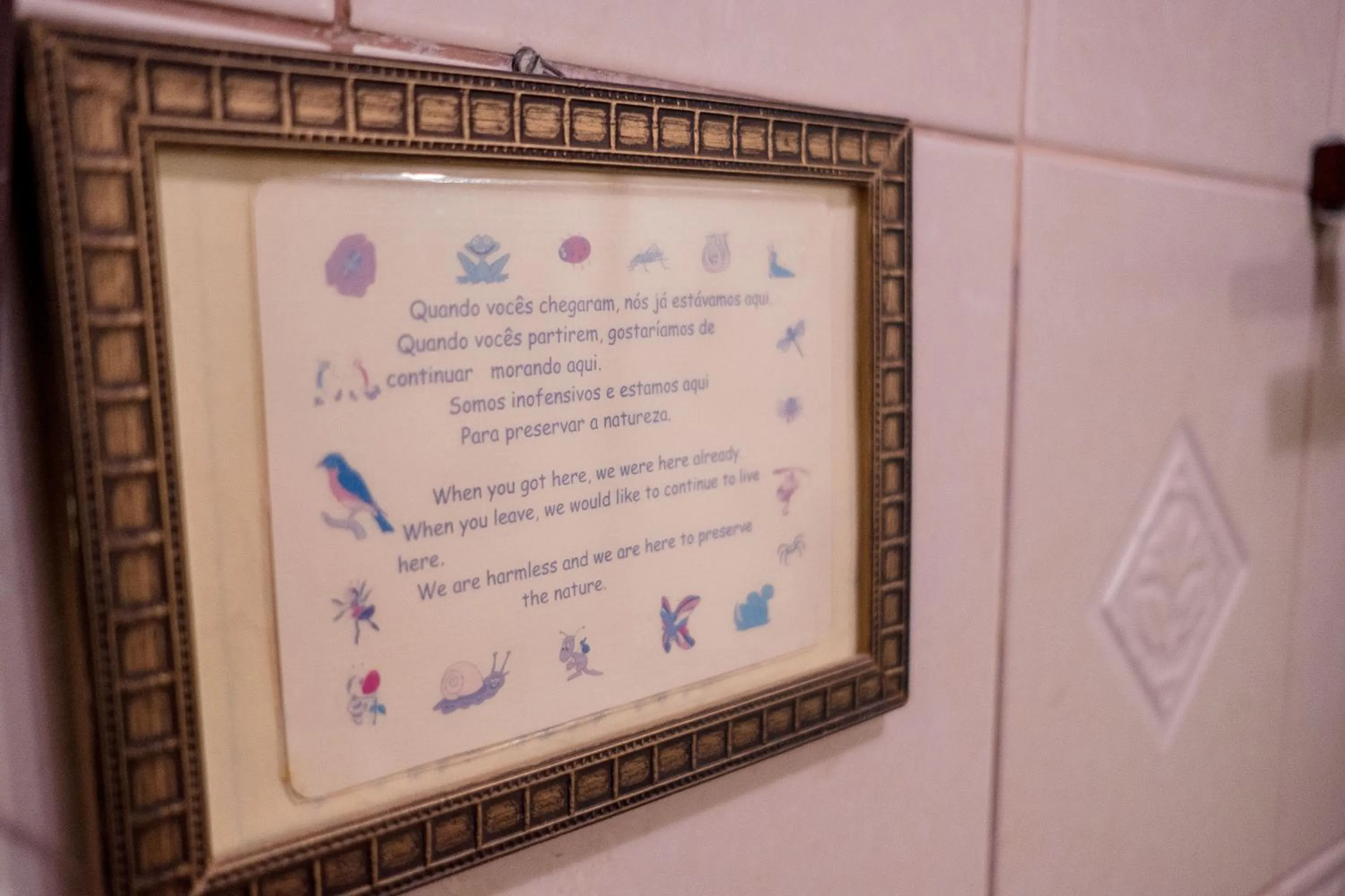 Logo/Certificate/Sign in Hotel Porto do Zimbo