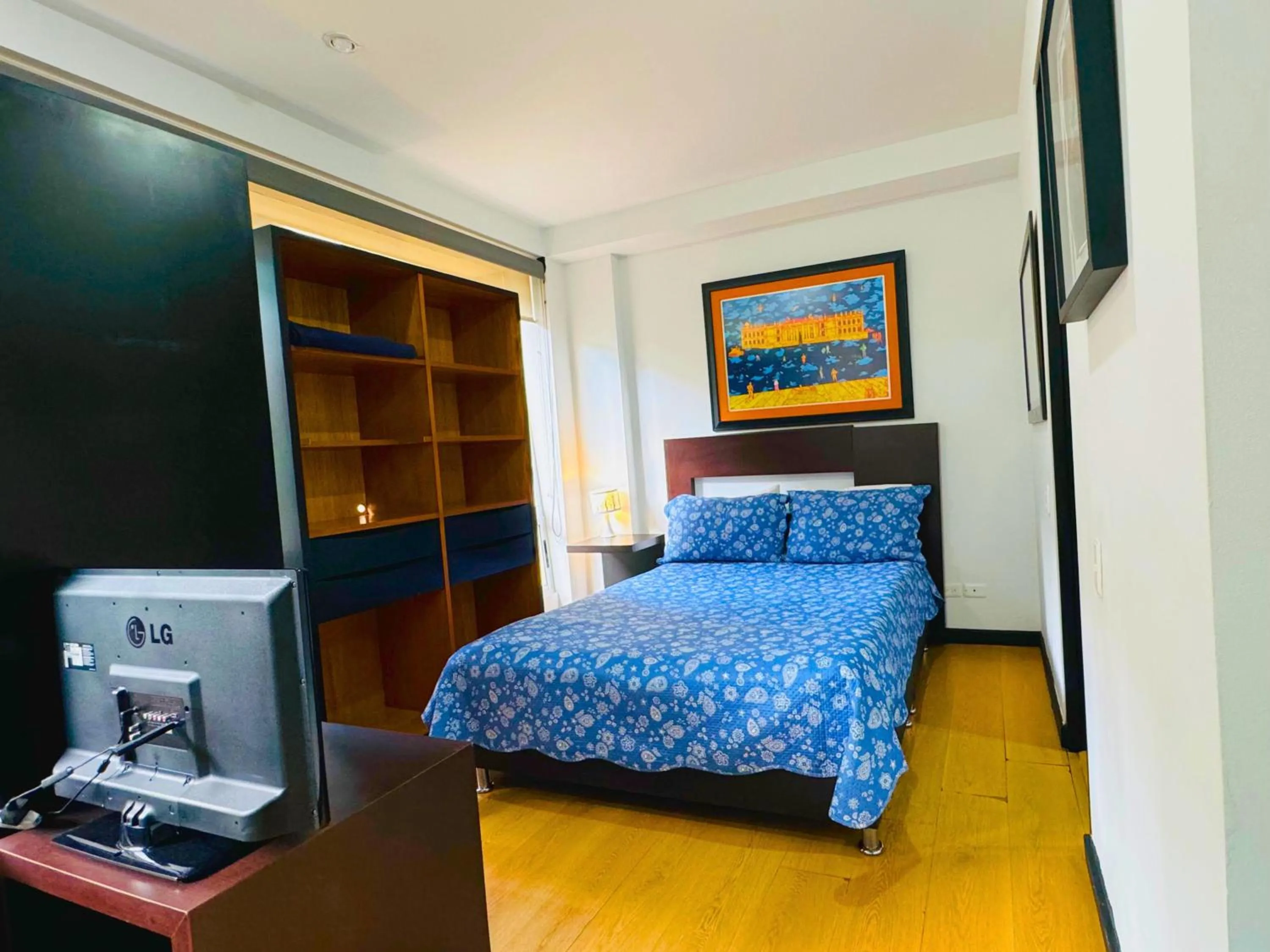 Bed in Aparta Suite Continental Bogotá