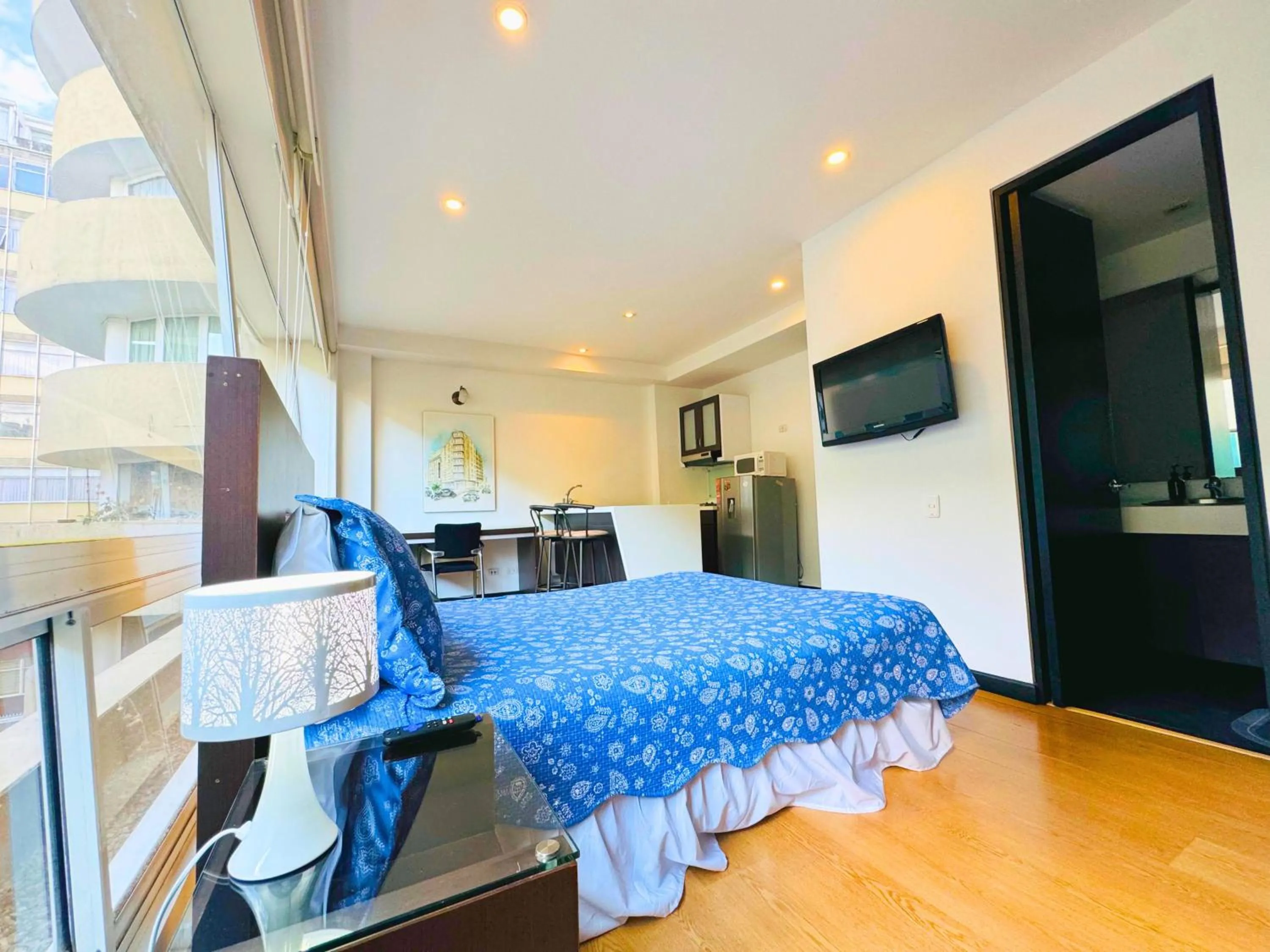 Bed in Aparta Suite Continental Bogotá