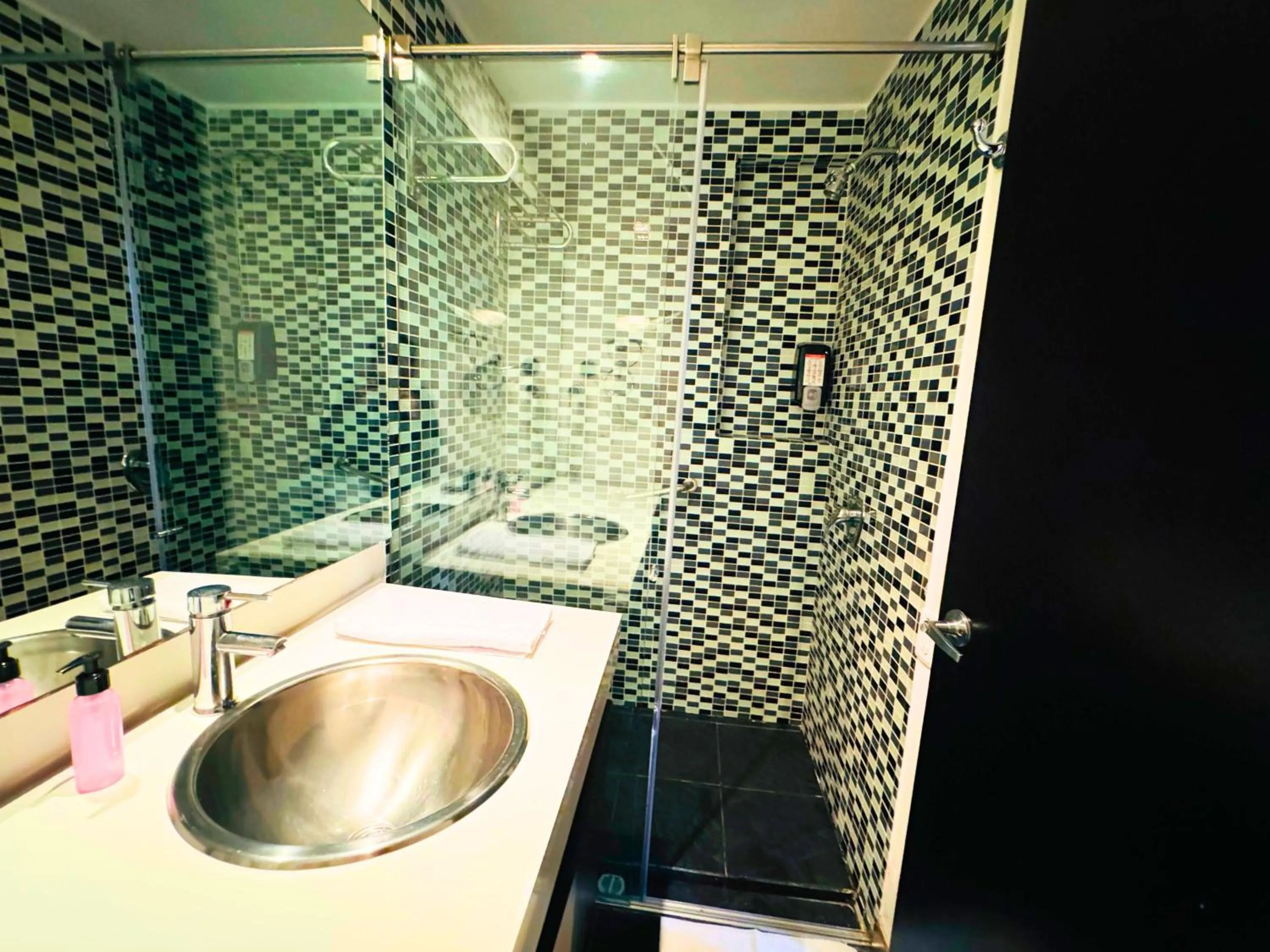 Shower in Aparta Suite Continental Bogotá