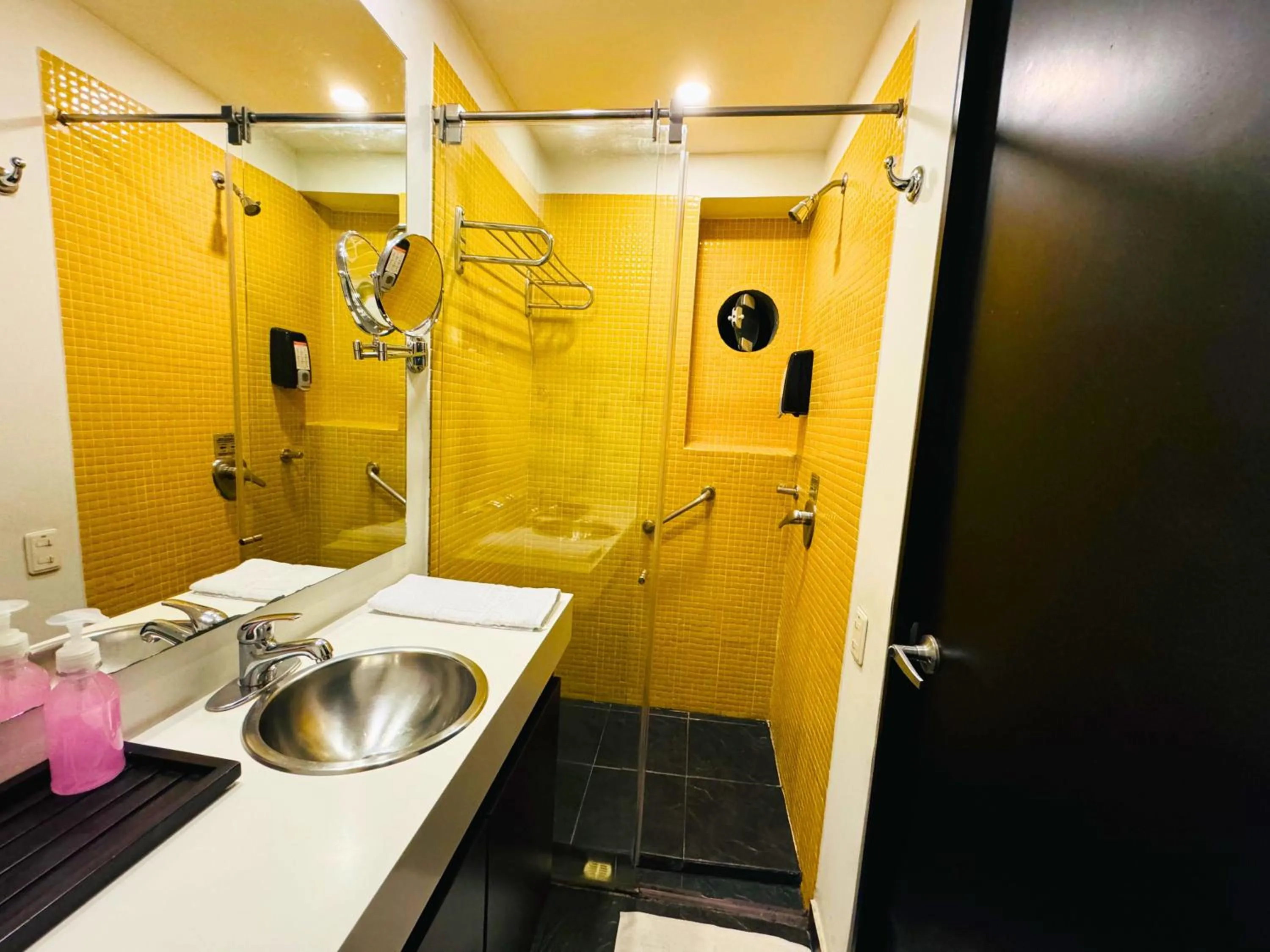 Shower in Aparta Suite Continental Bogotá