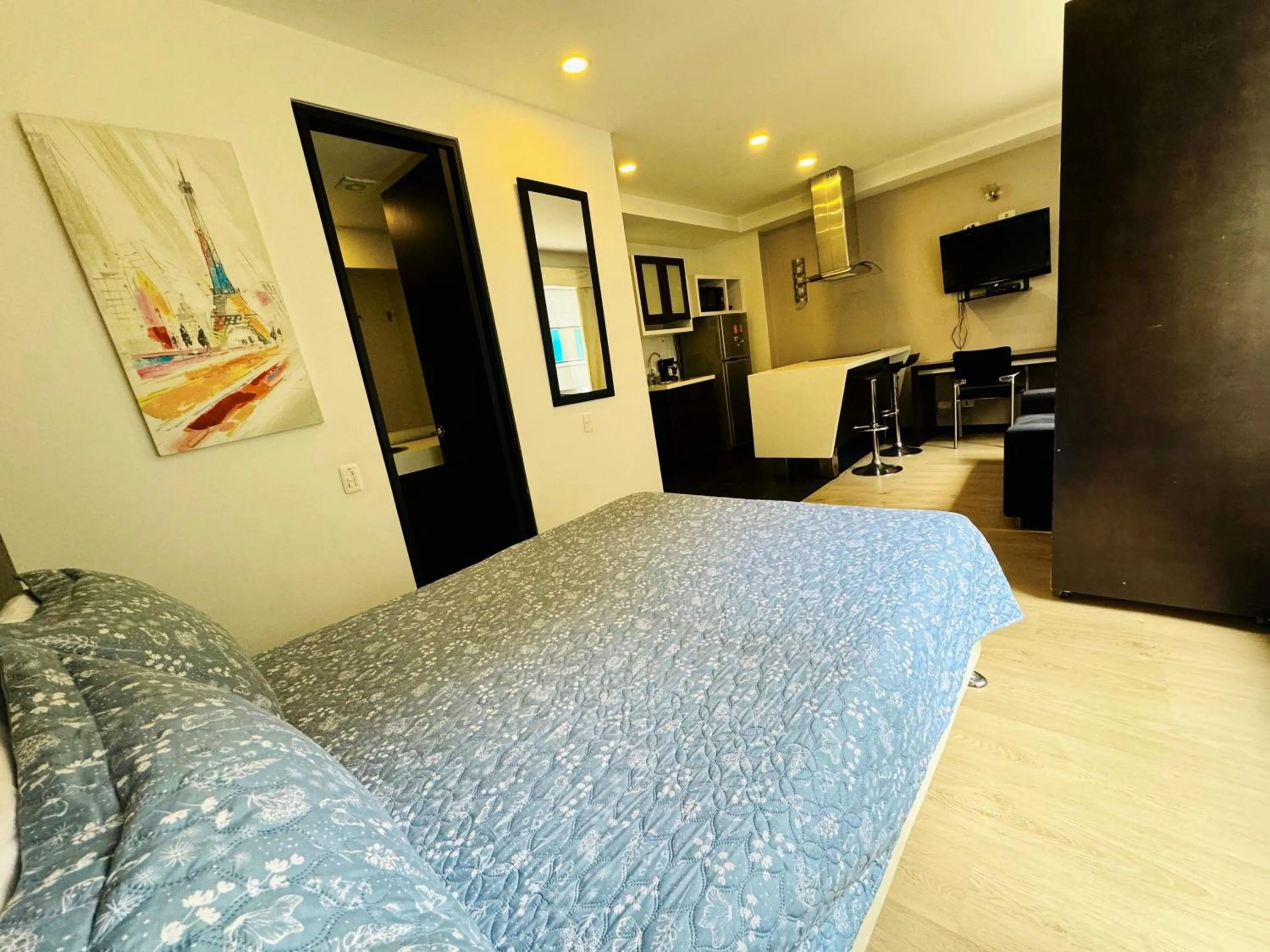 Bed in Aparta Suite Continental Bogotá