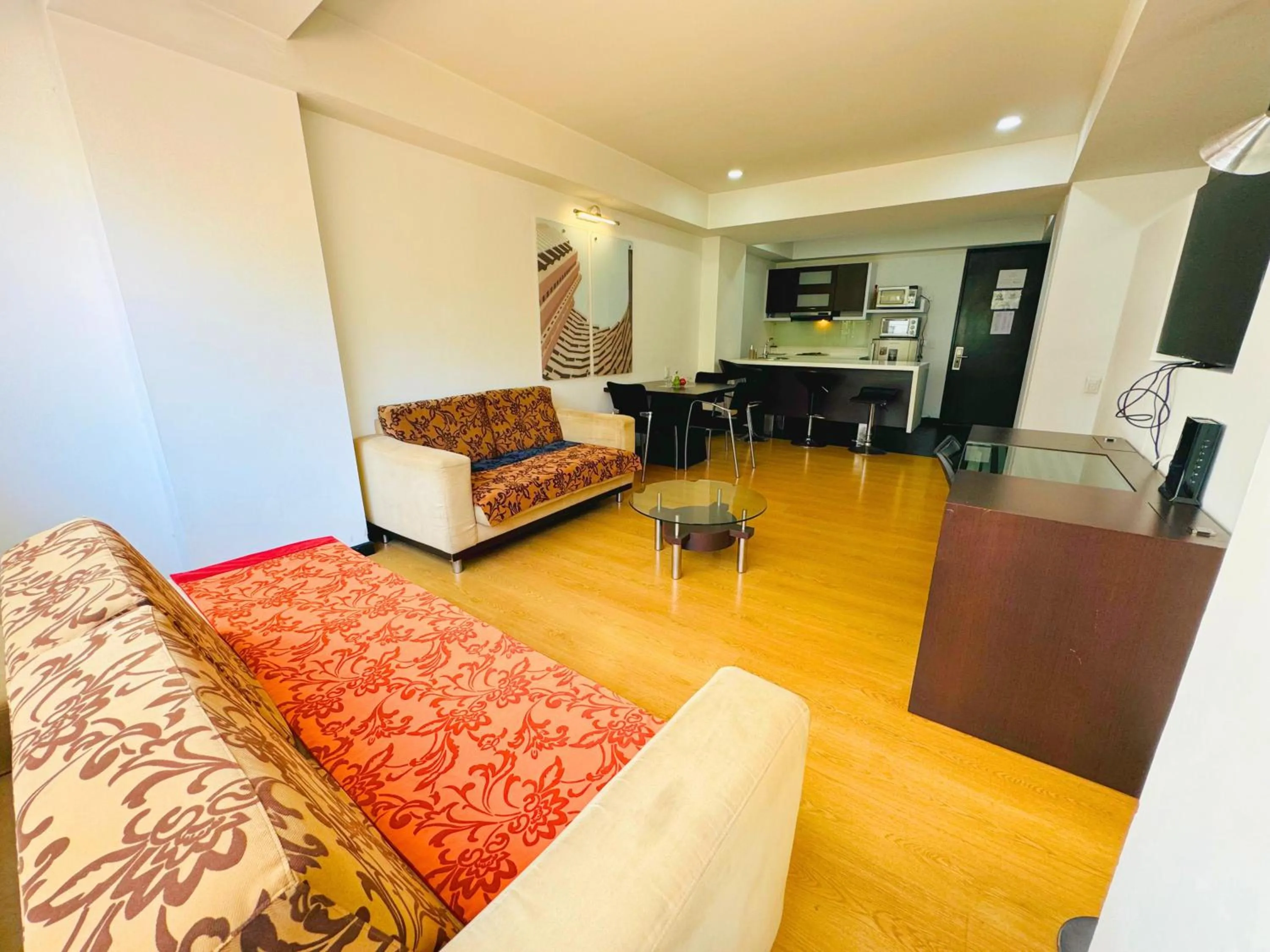 Kitchen or kitchenette in Aparta Suite Continental Bogotá