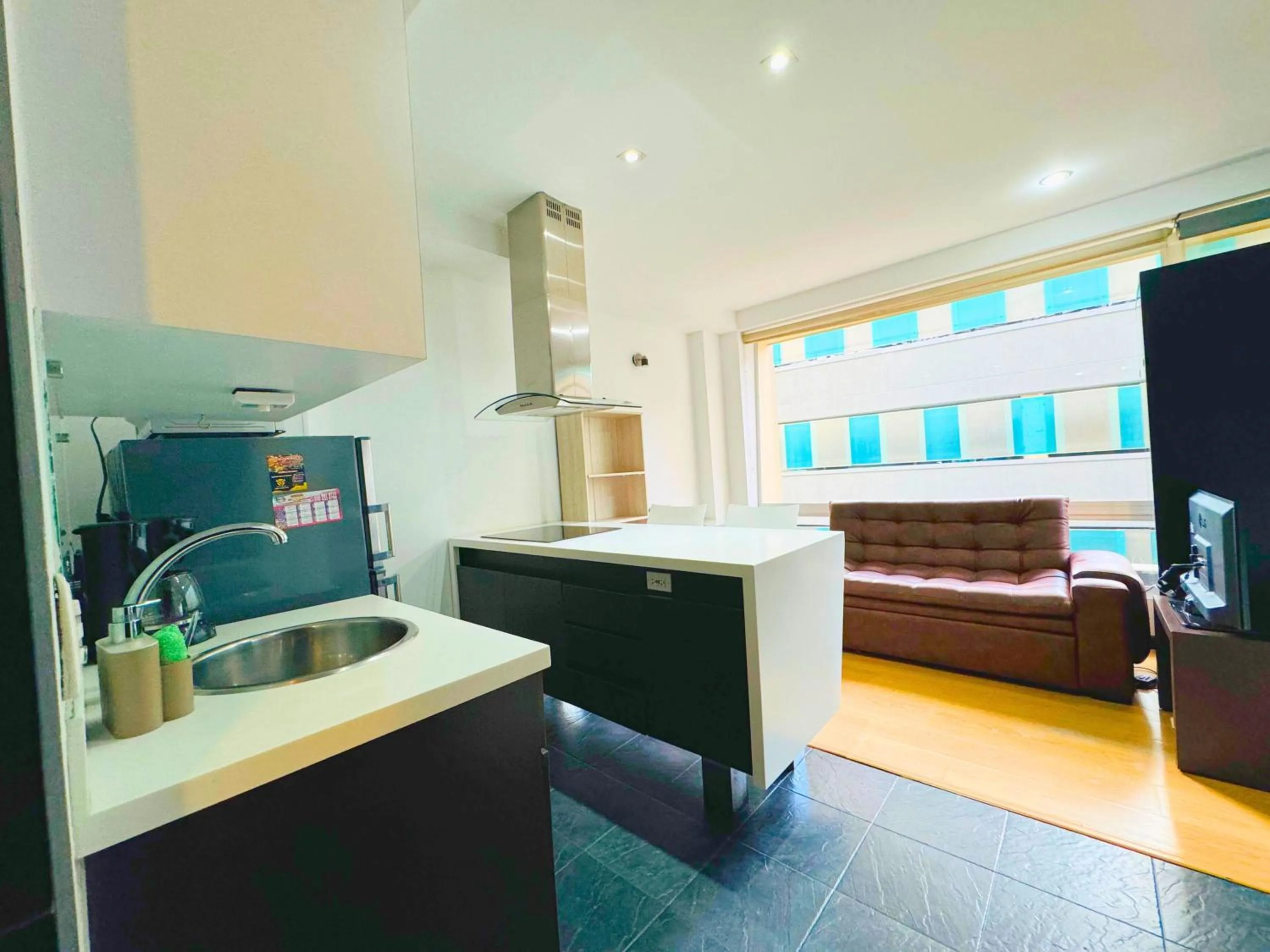 Living room in Aparta Suite Continental Bogotá