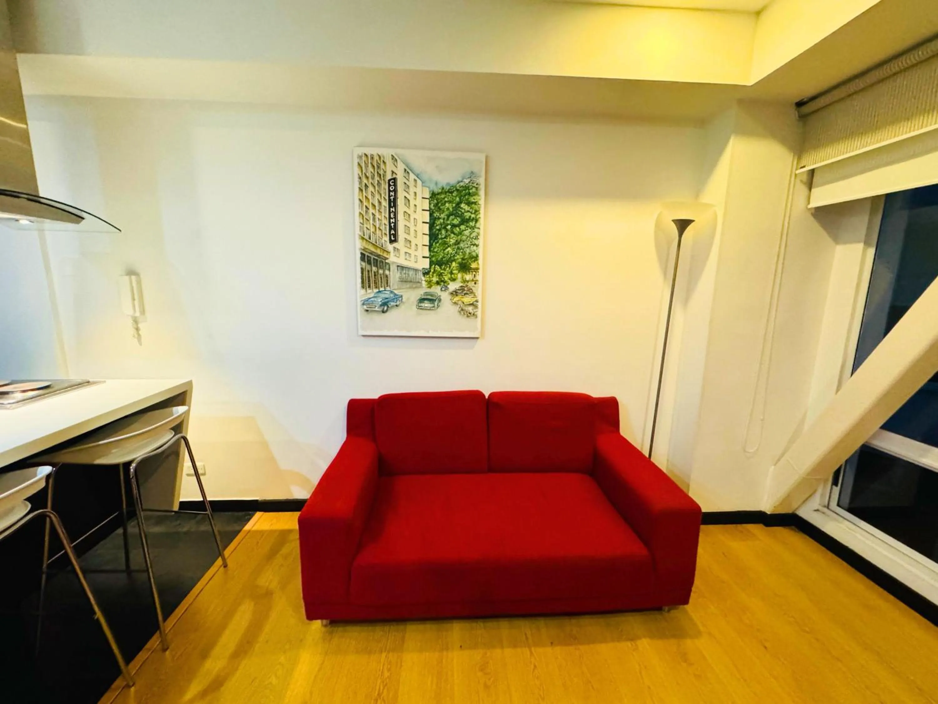 Living room in Aparta Suite Continental Bogotá