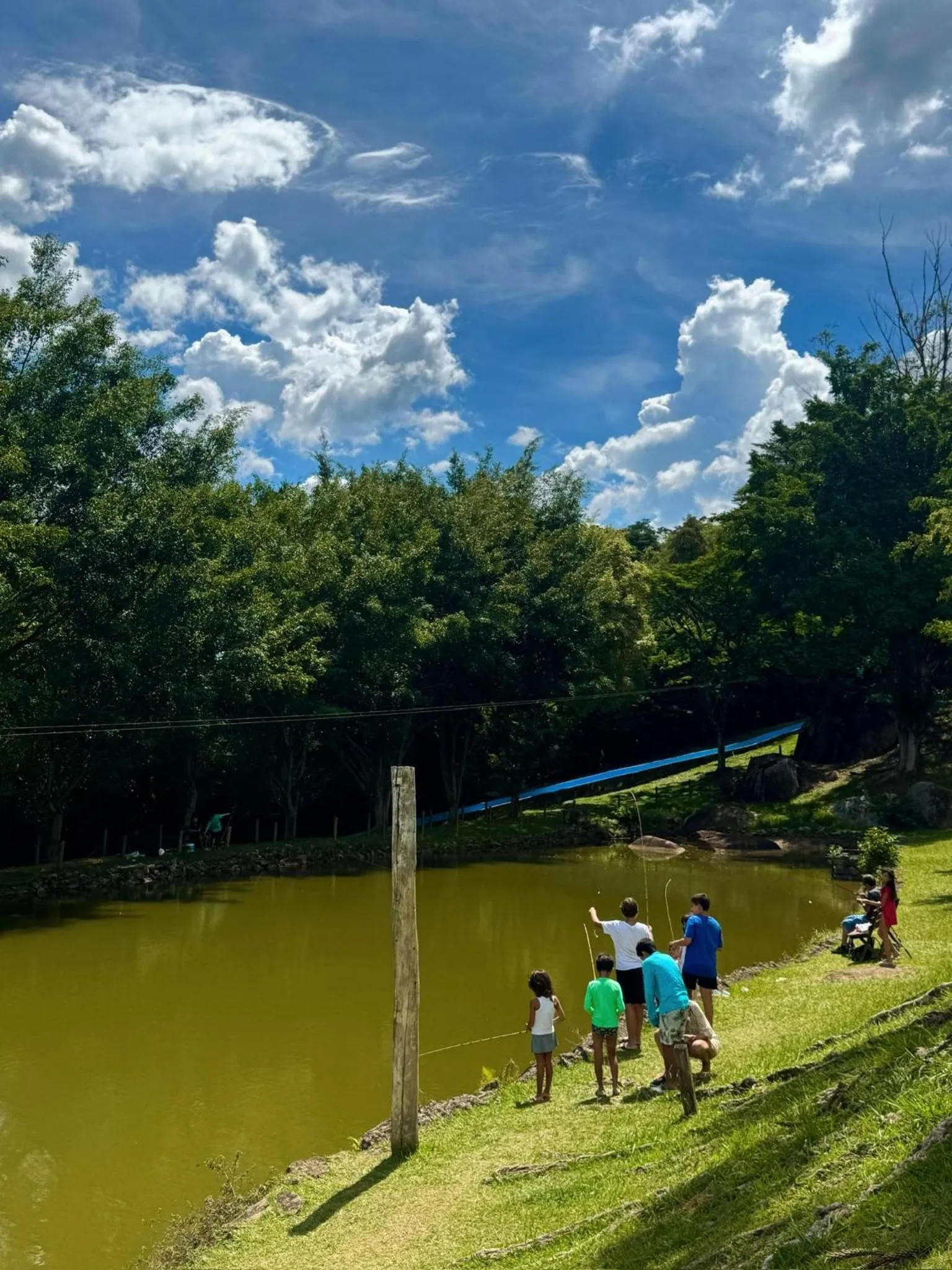Lake view in Hotel Campestre Atibaia
