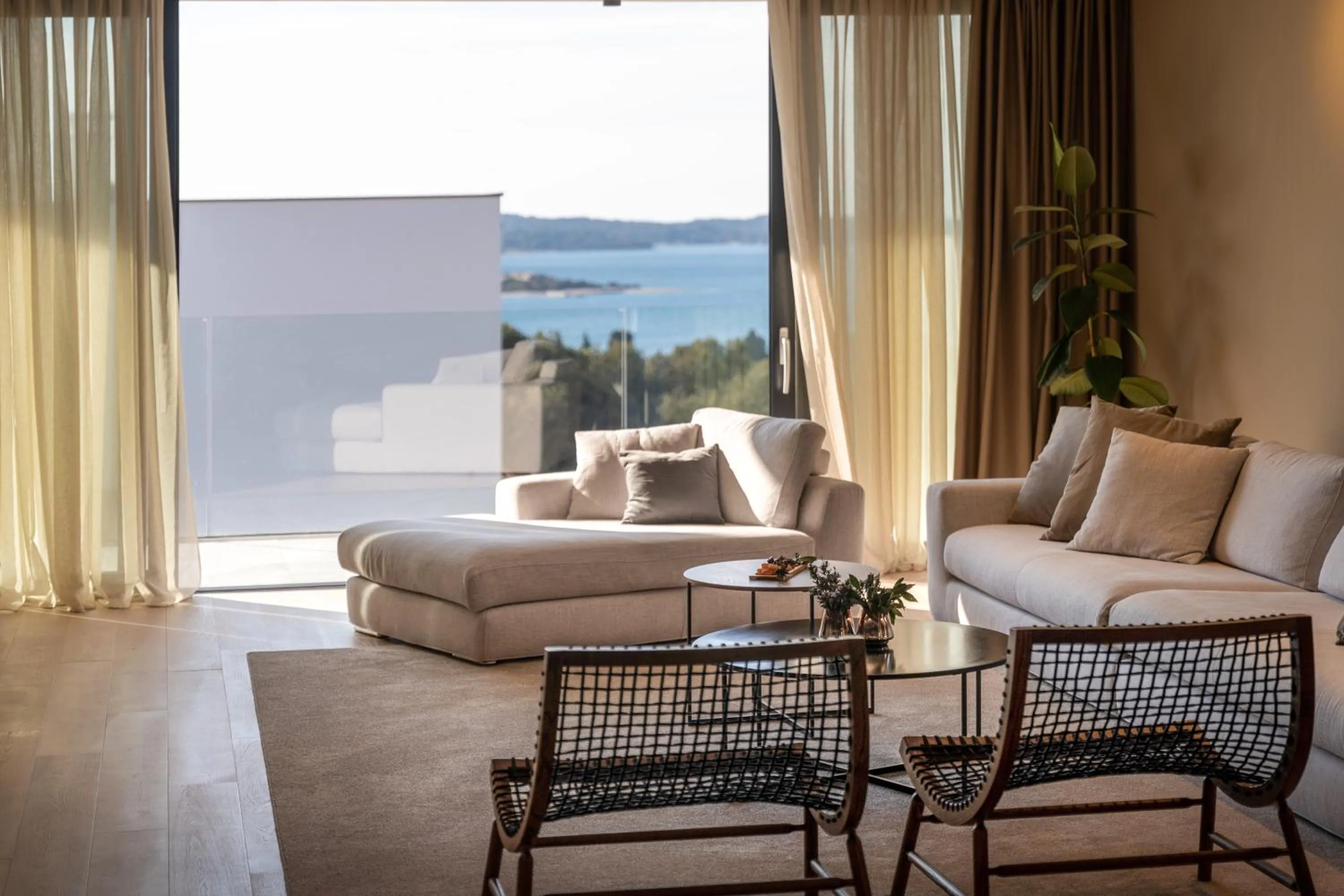 Living room in Luxury Villa Aruna