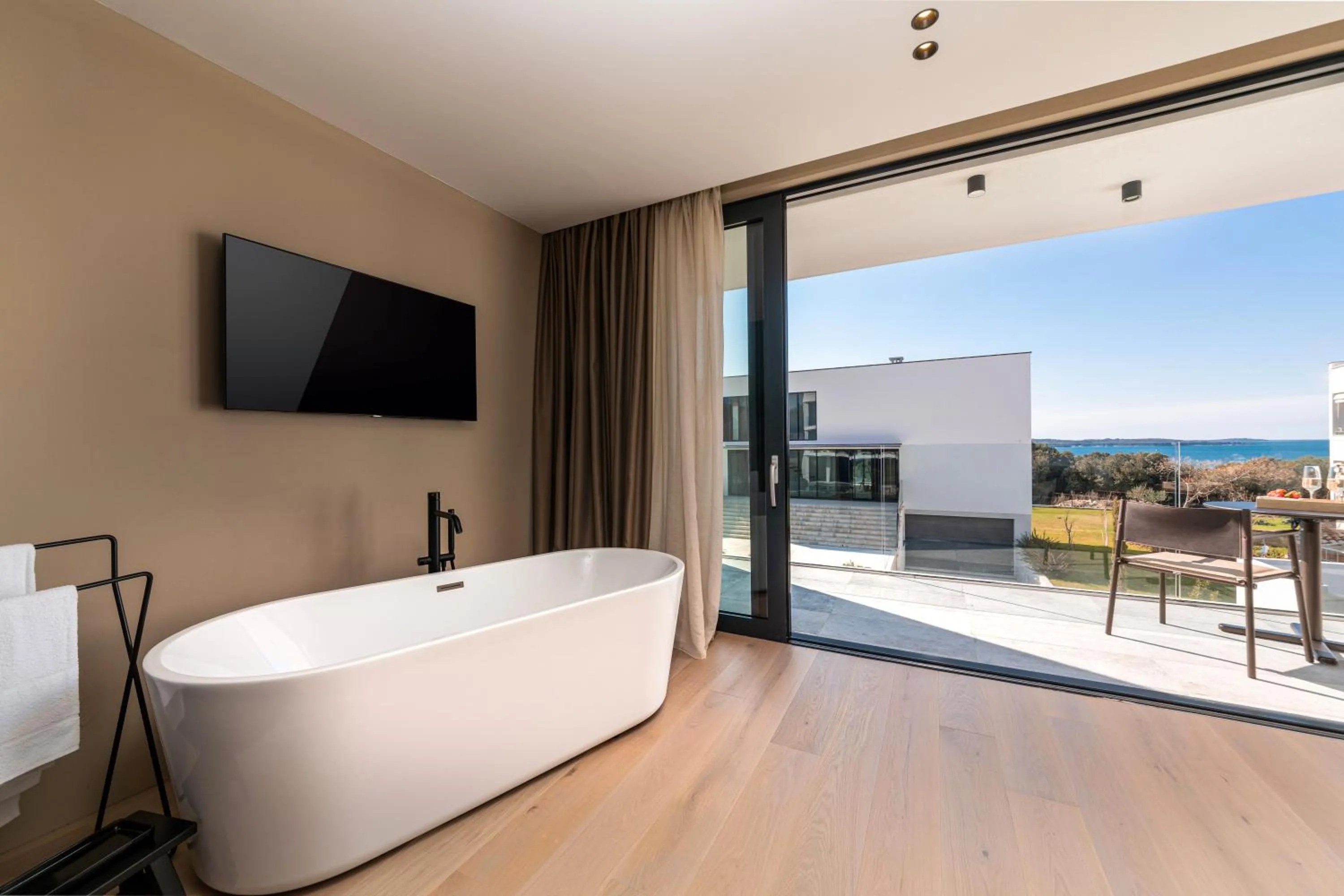 Balcony/Terrace in Luxury Villa Aruna