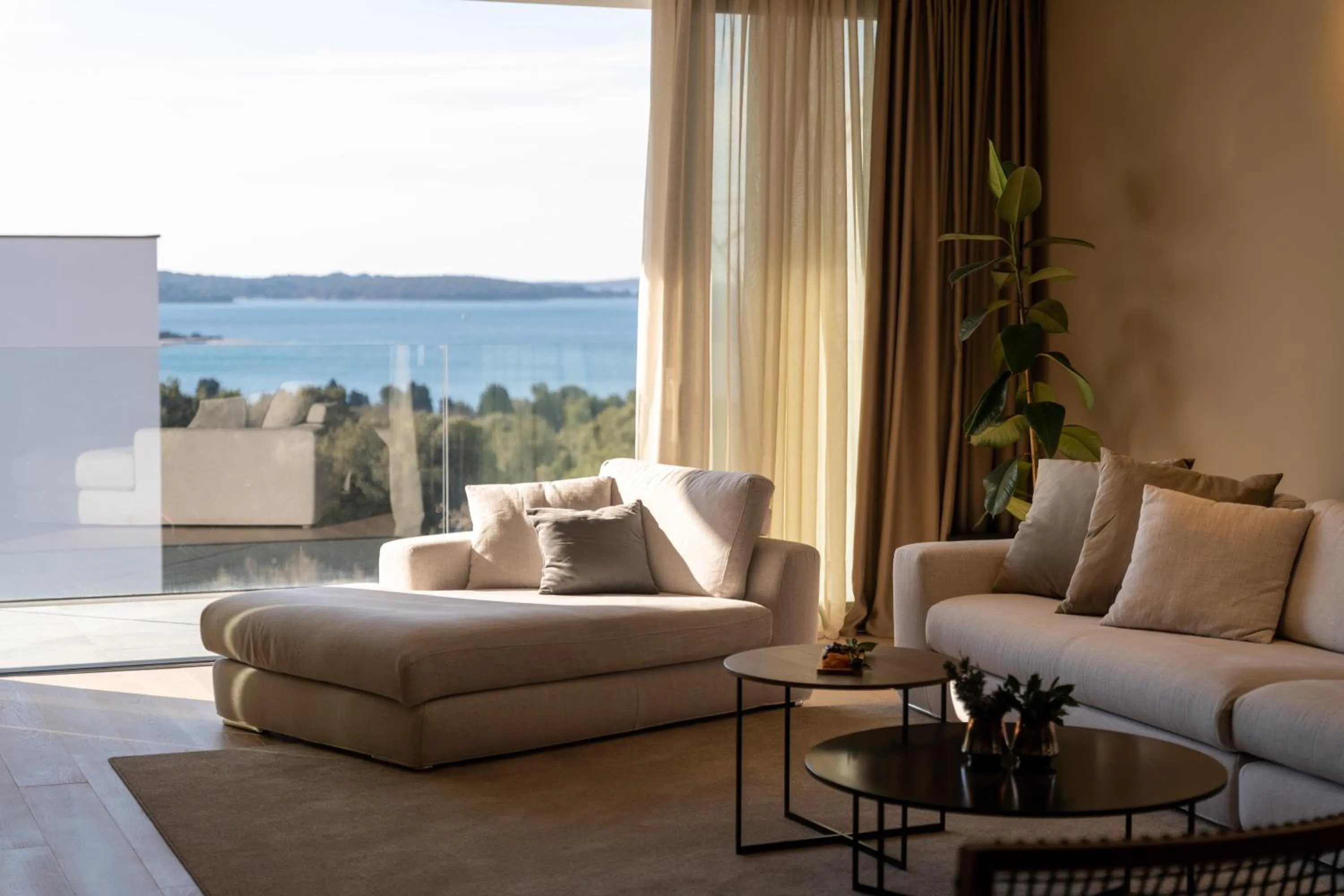 Living room in Luxury Villa Aruna