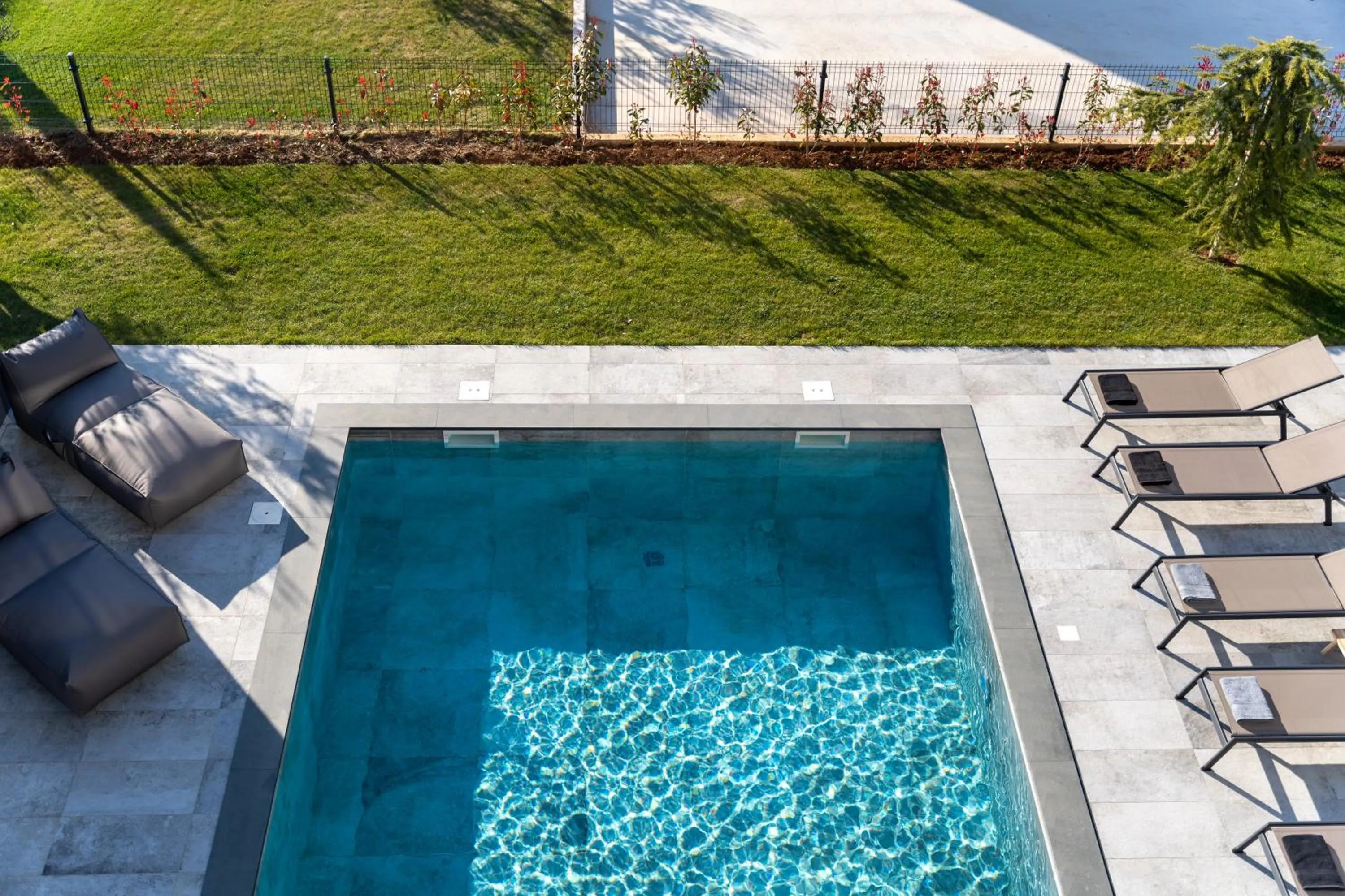 Pool view in Luxury Villa Aruna