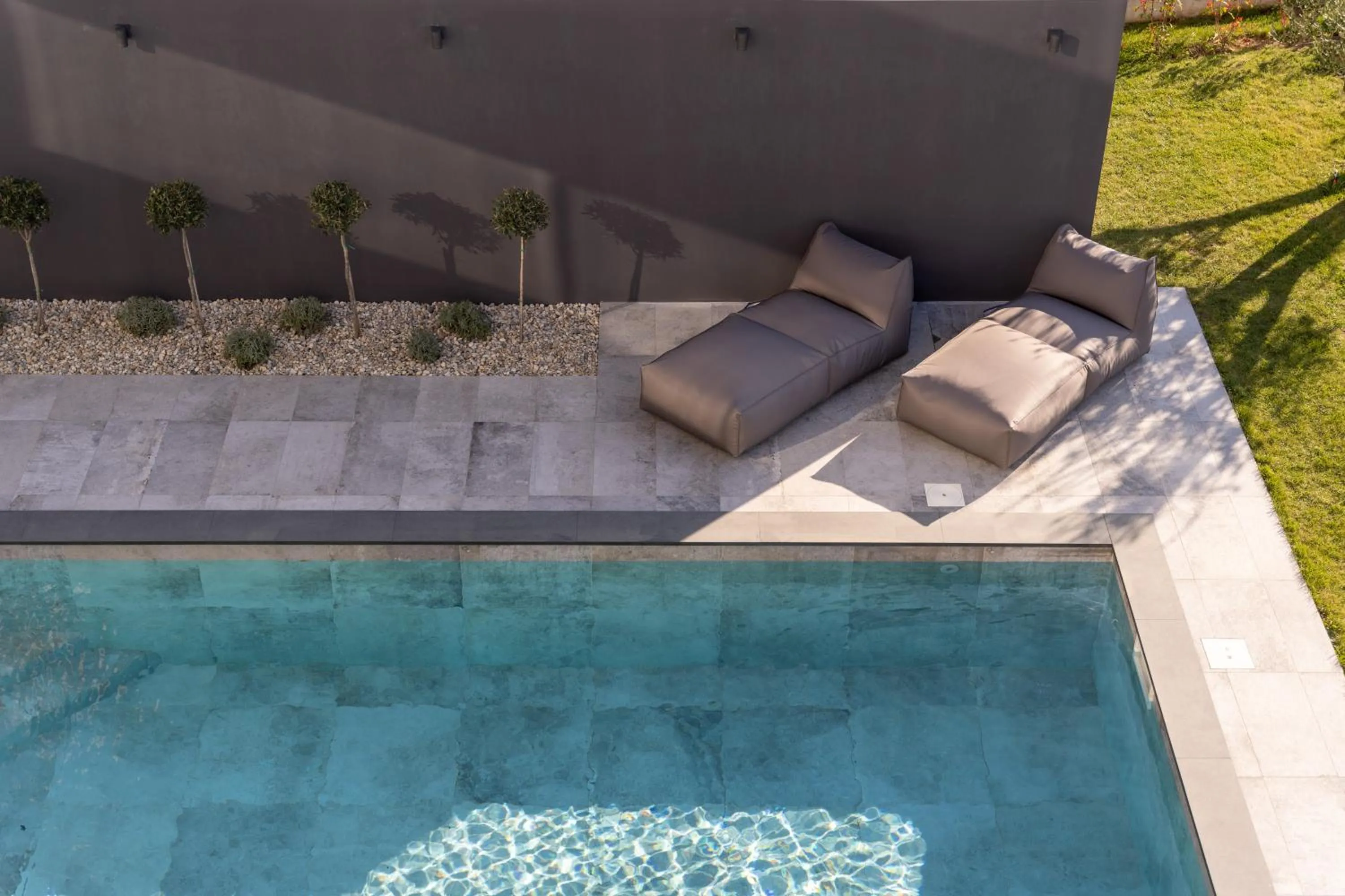 Pool view in Luxury Villa Aruna