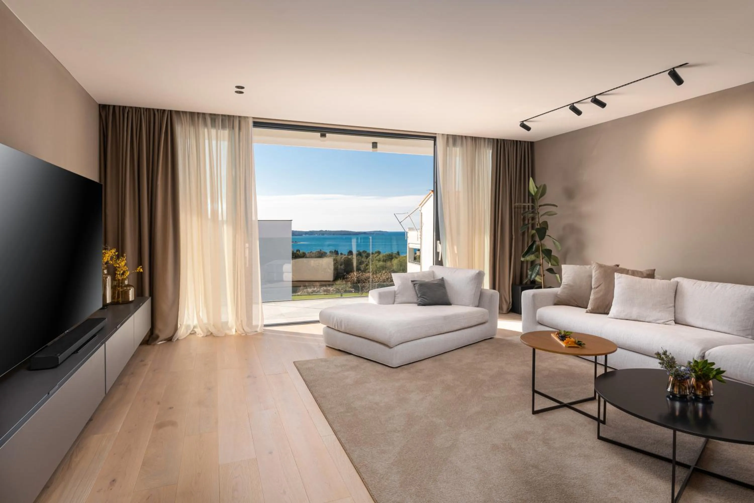 Living room in Luxury Villa Aruna