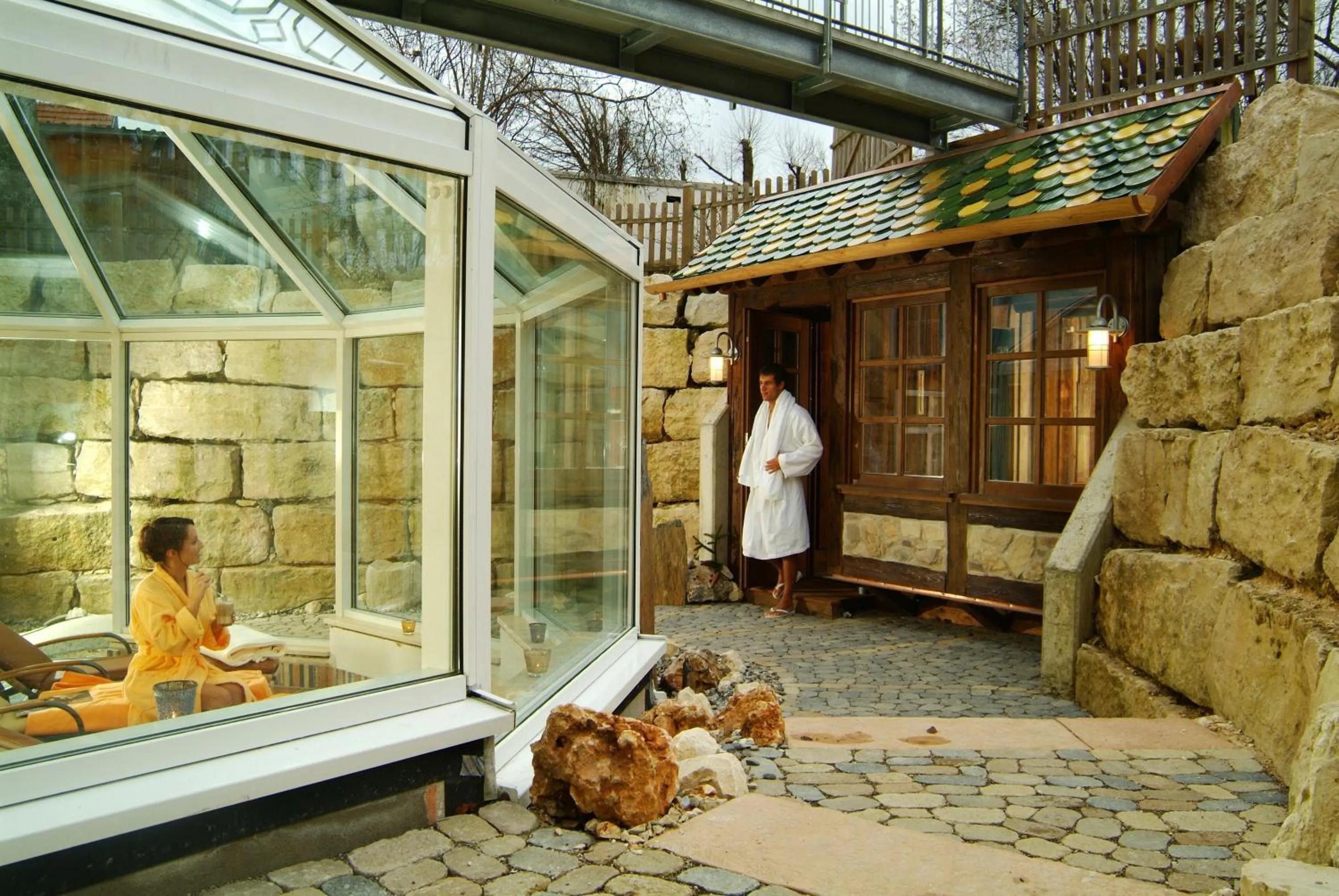 Spa and wellness centre/facilities in Flair Hotel Zum Schwarzen Reiter