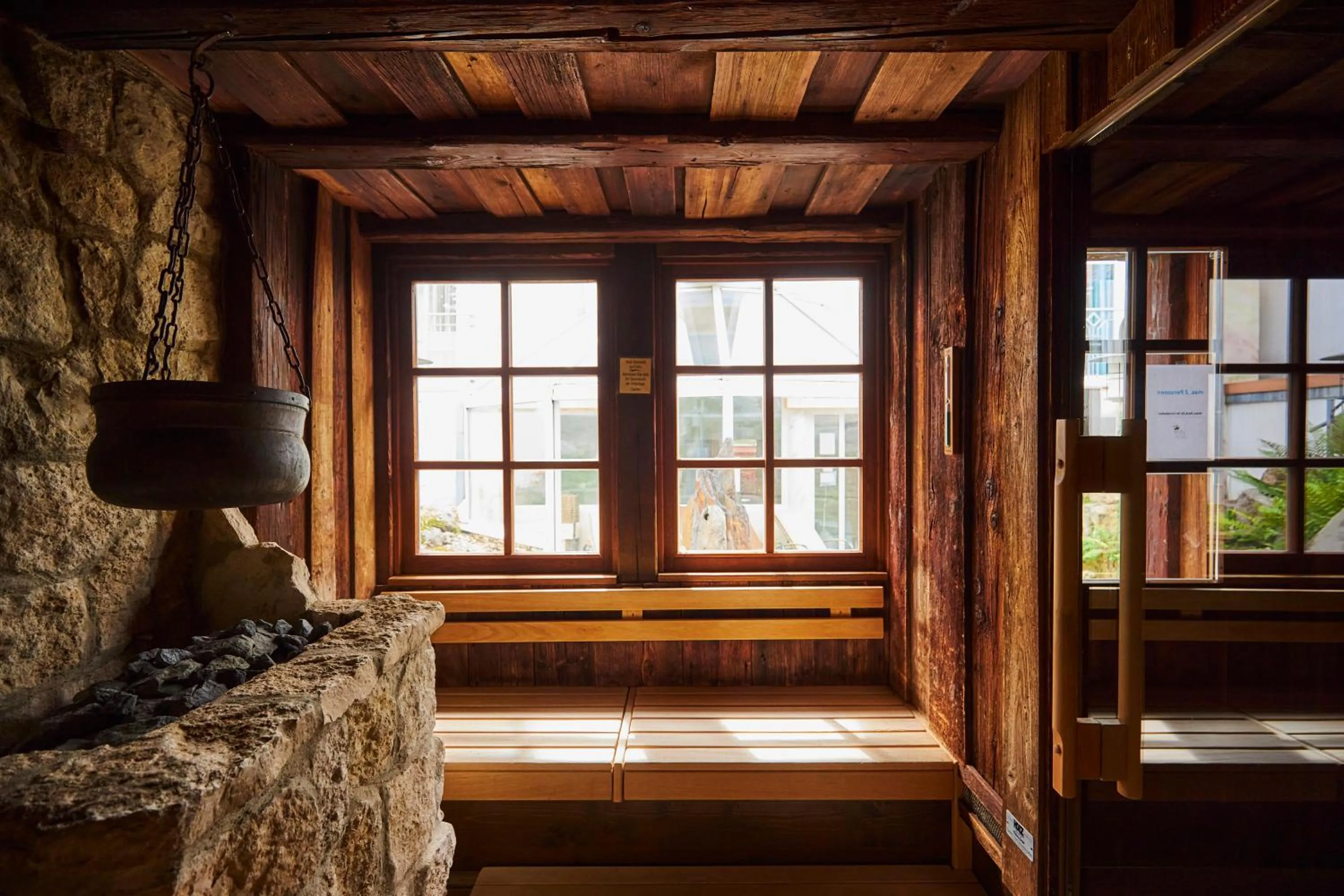 Sauna in Flair Hotel Zum Schwarzen Reiter