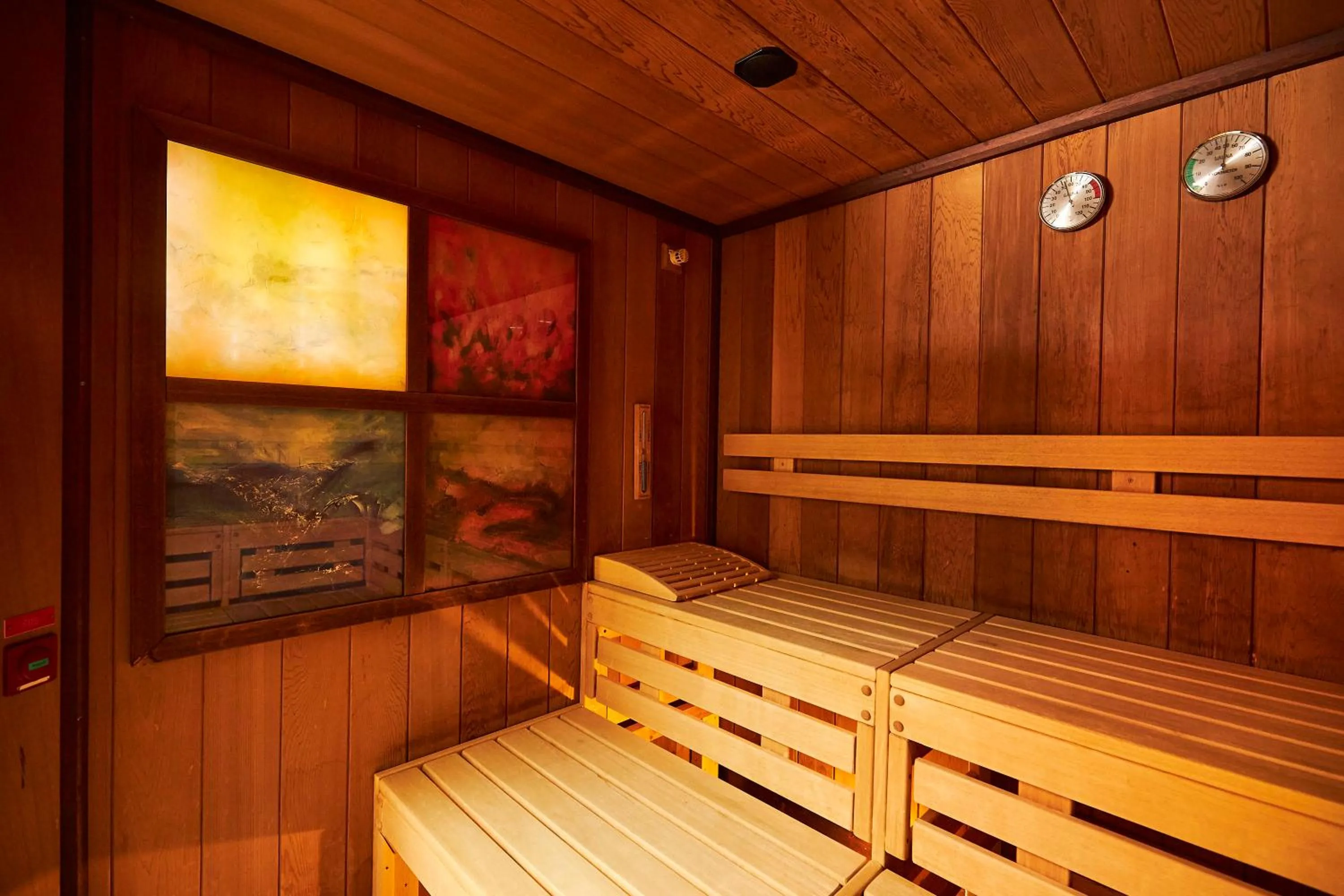 Sauna in Flair Hotel Zum Schwarzen Reiter