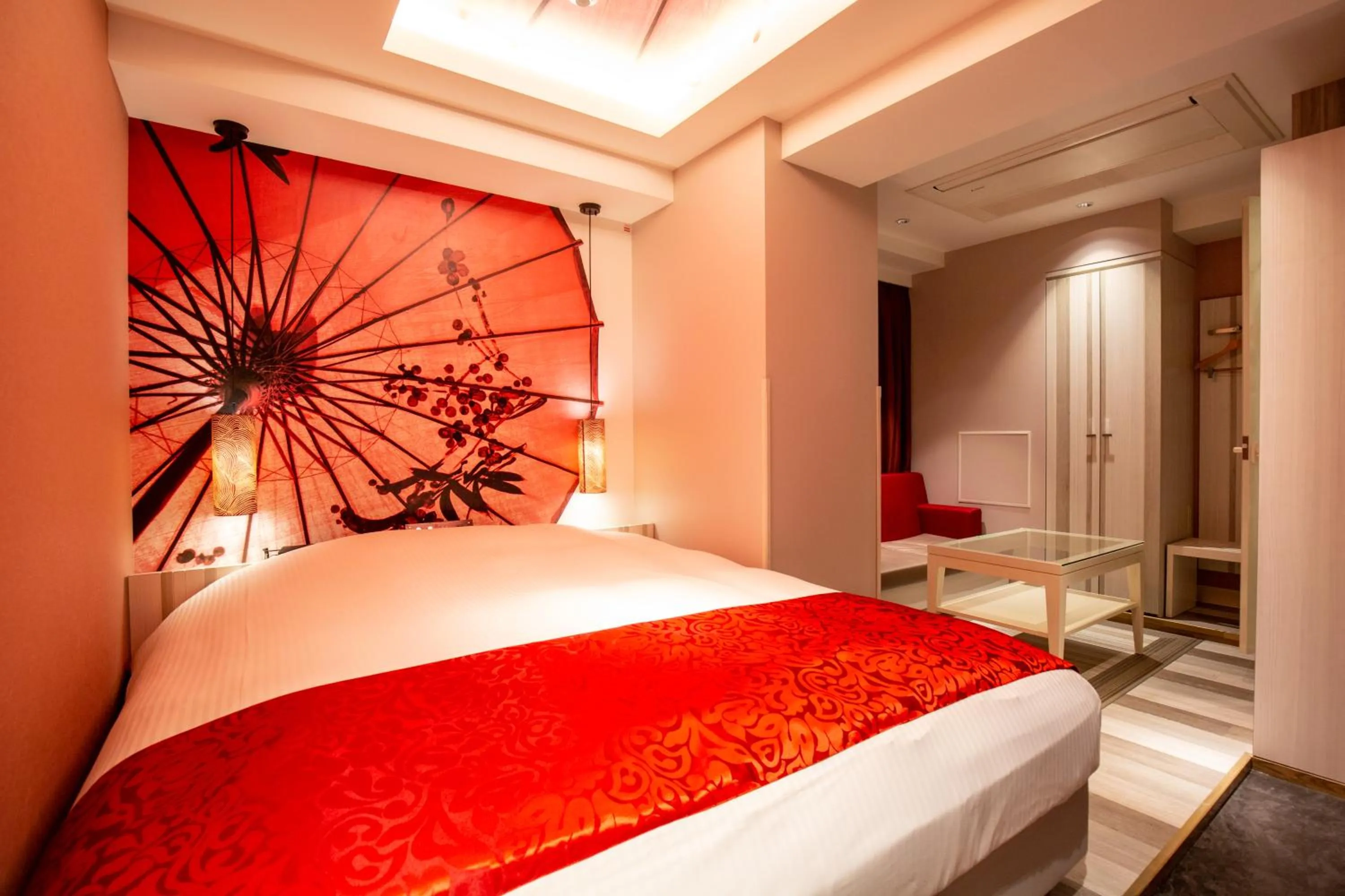 Bed in Hotel Karuta Akasaka -Adult only-