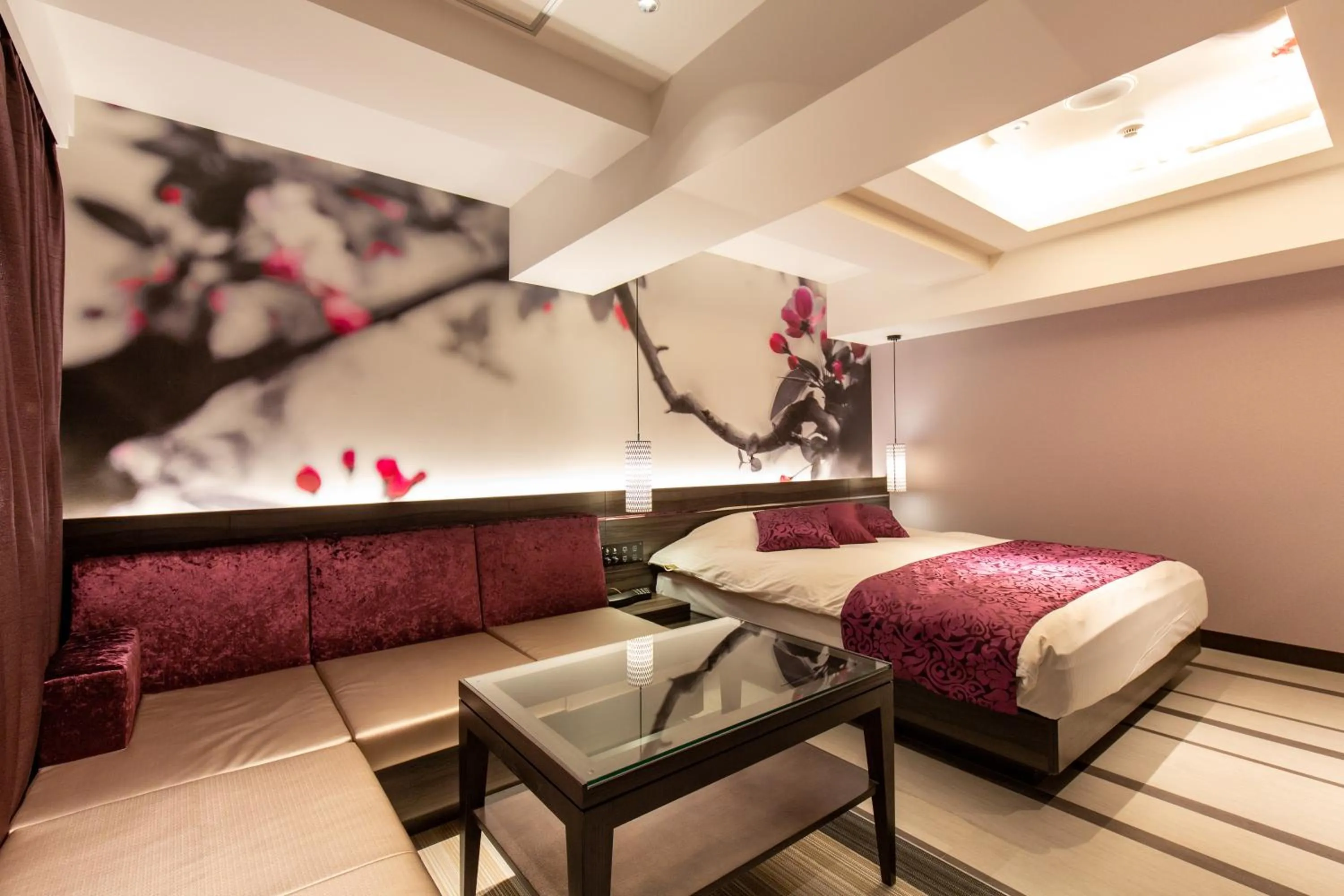 Bed in Hotel Karuta Akasaka -Adult only-