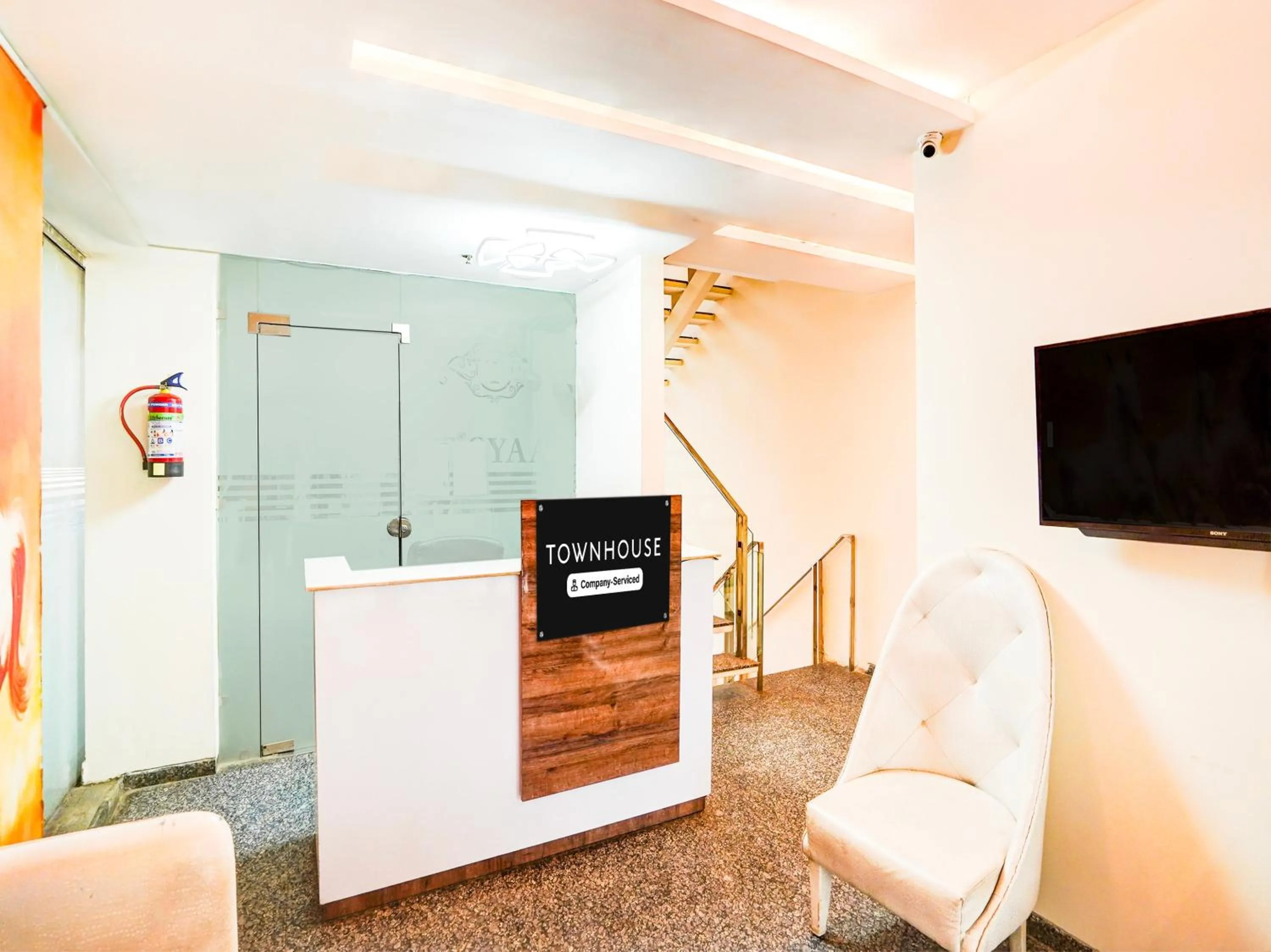 Lobby or reception in Townhouse Pitampura West Enclave