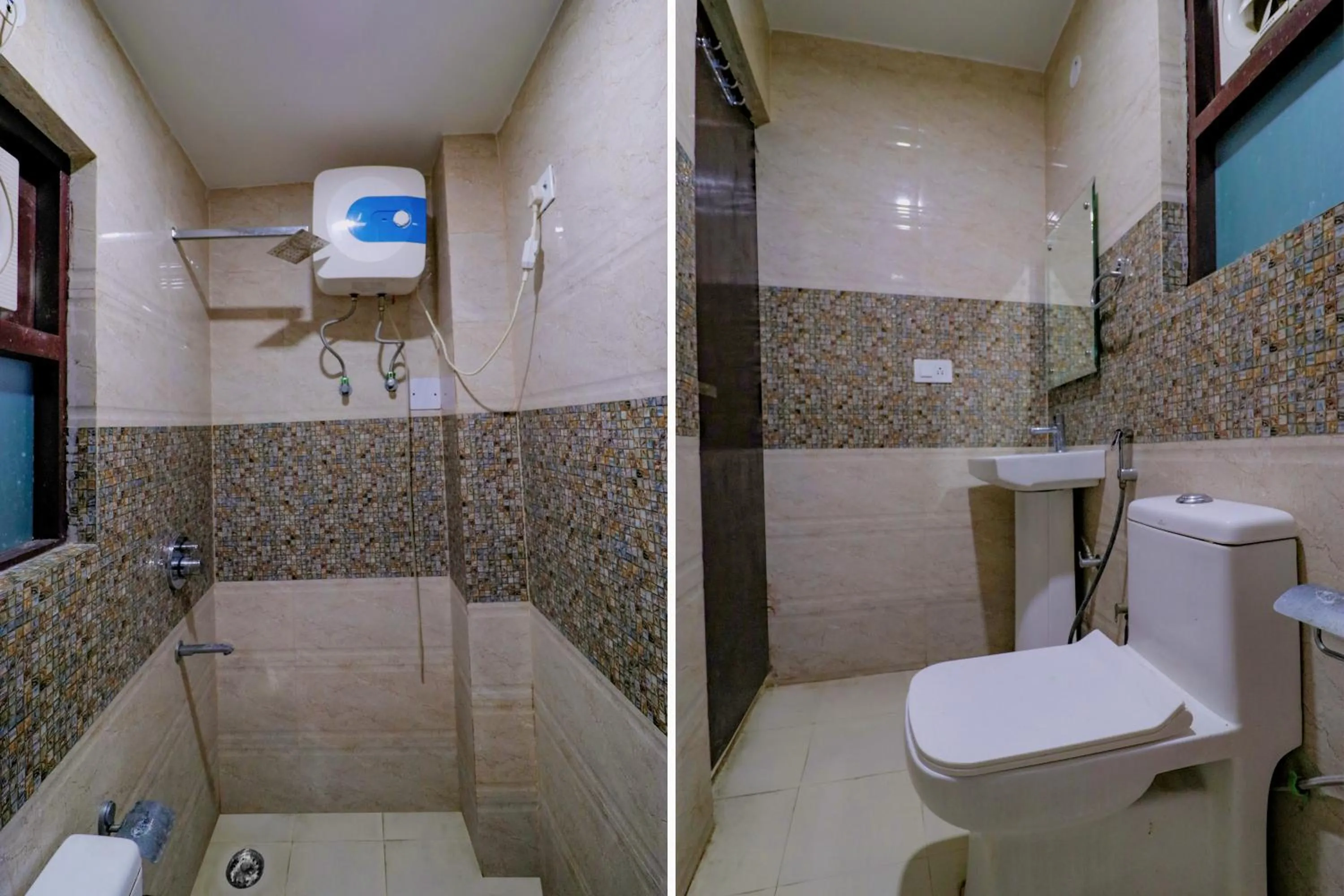 Bathroom in FabHotel Dolphin International - Nr IGI Airport New Delhi