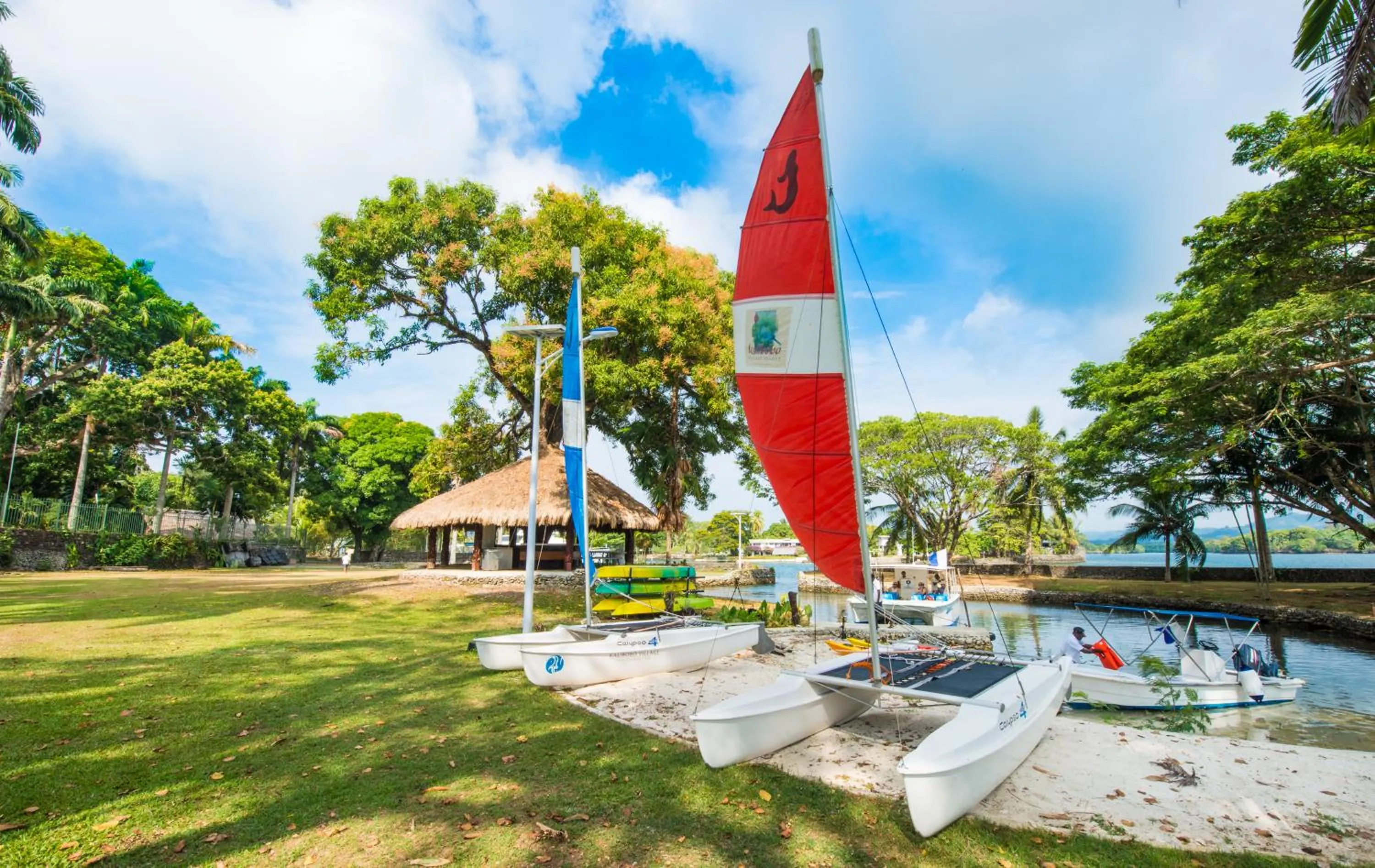 Natural landscape in Madang Resort