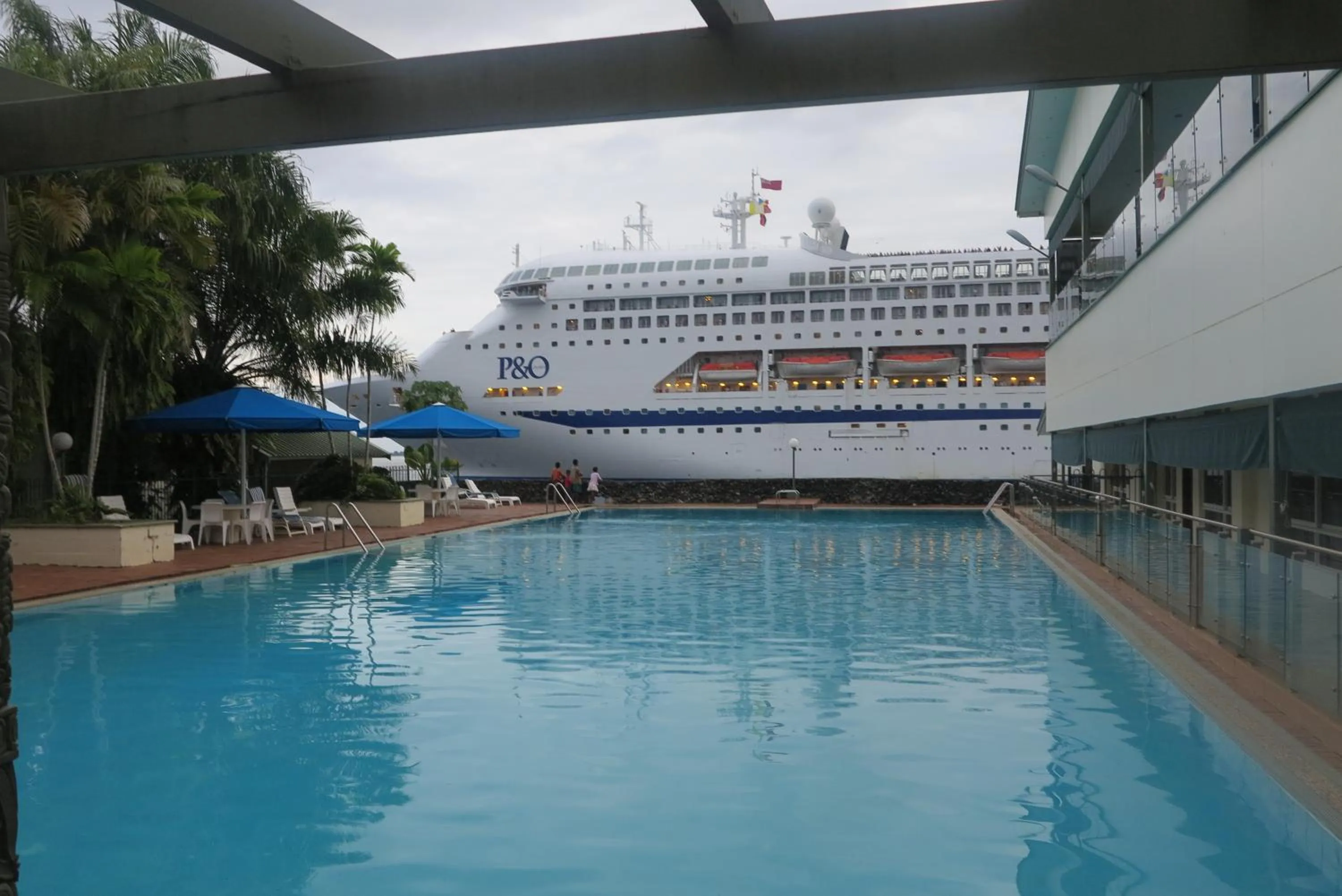 Property building in Madang Resort