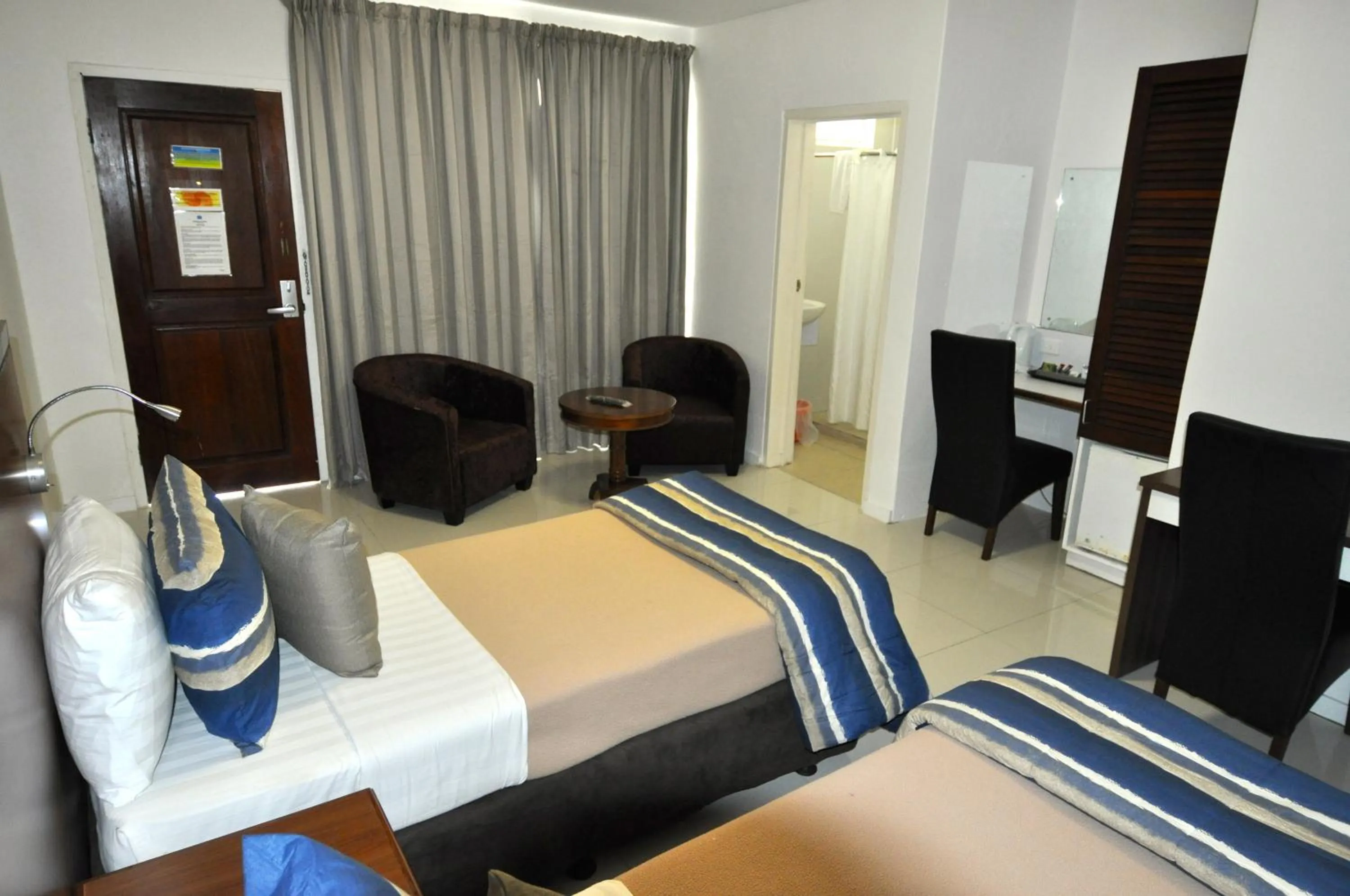 Bed in Madang Resort