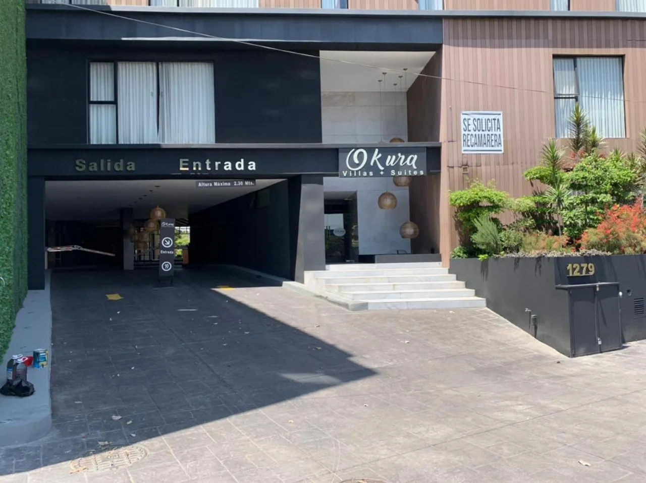 Facade/entrance in Motel Okura Villas y Suites