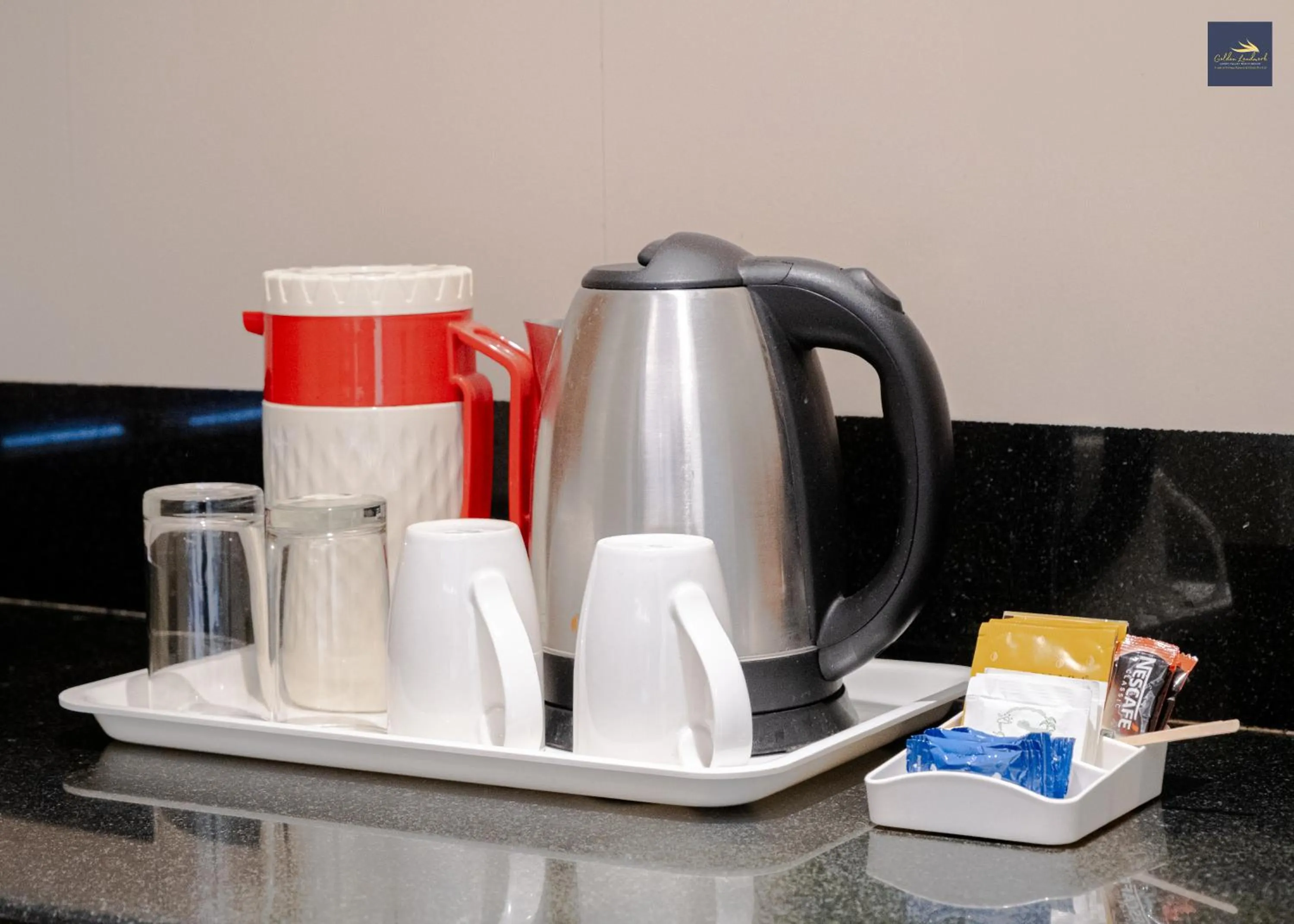 Kitchen or kitchenette in Golden Landmark Green Valley Beach Resort