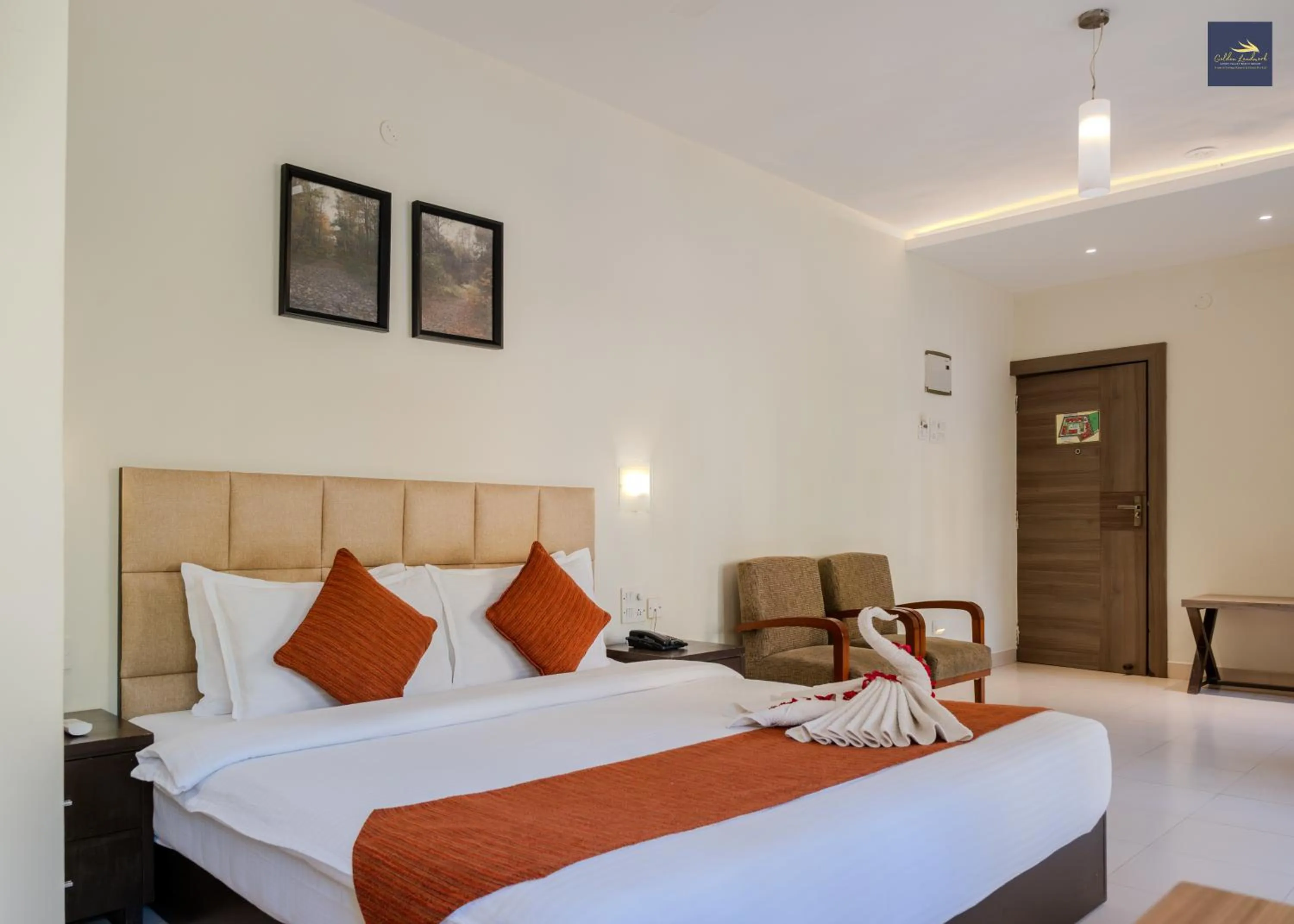 Bed in Golden Landmark Green Valley Beach Resort