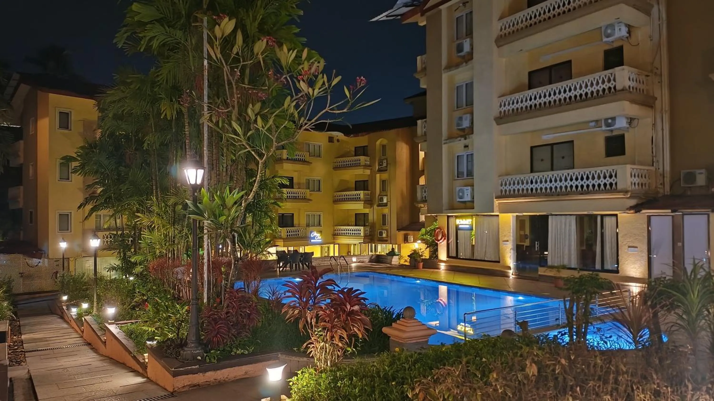 Night in Golden Landmark Green Valley Beach Resort