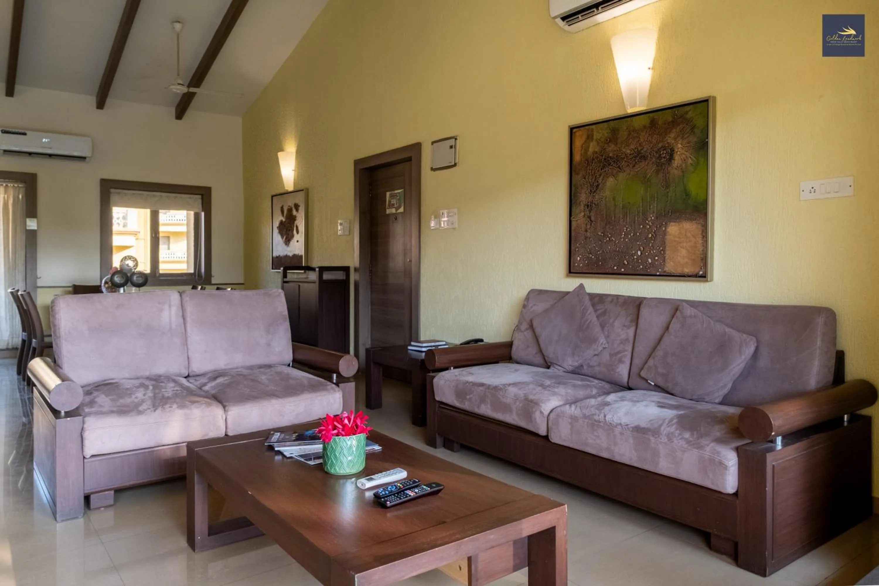Living room in Golden Landmark Green Valley Beach Resort