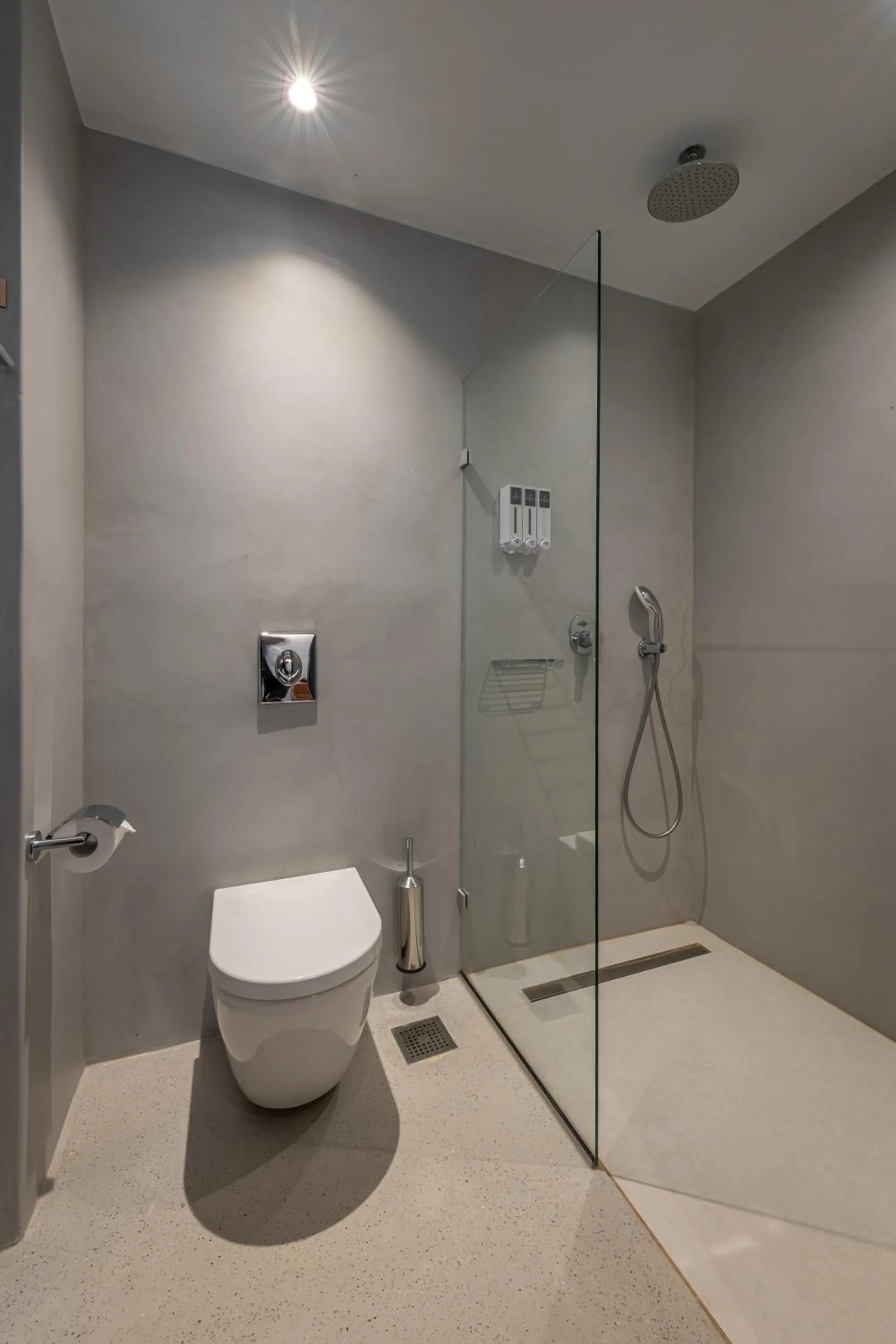 Toilet in Paros Cape Suites