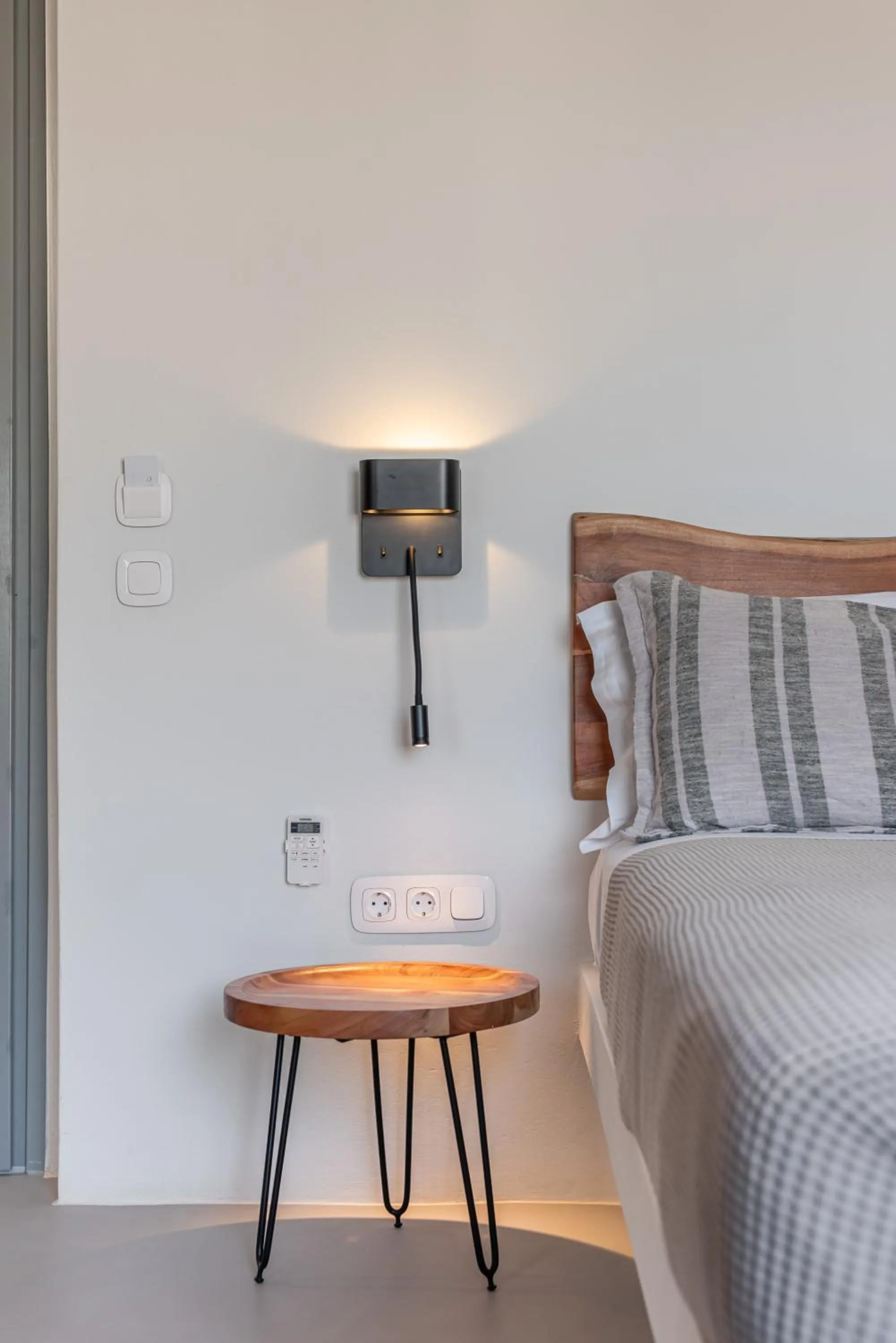 Bed in Paros Cape Suites