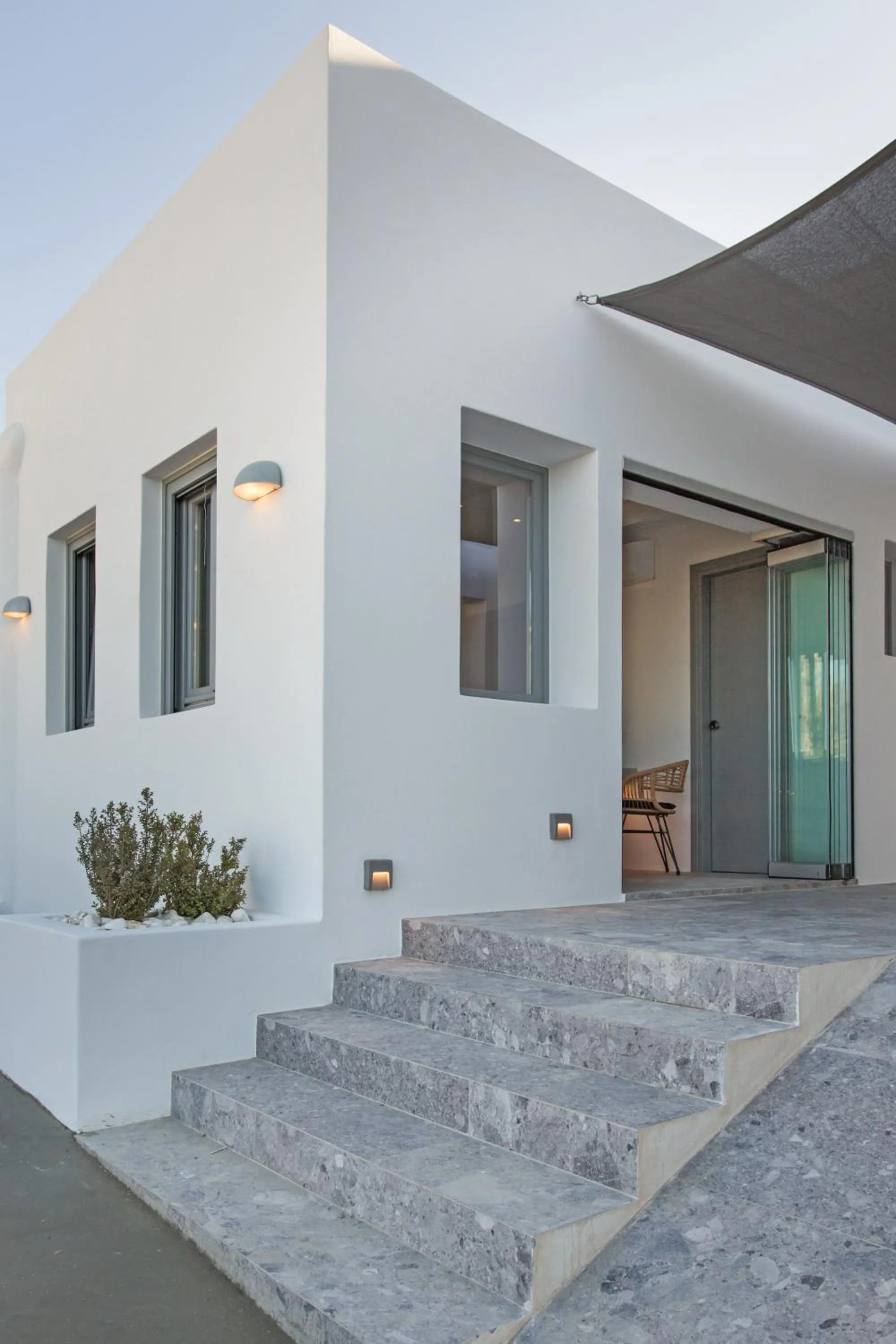 Facade/entrance in Paros Cape Suites
