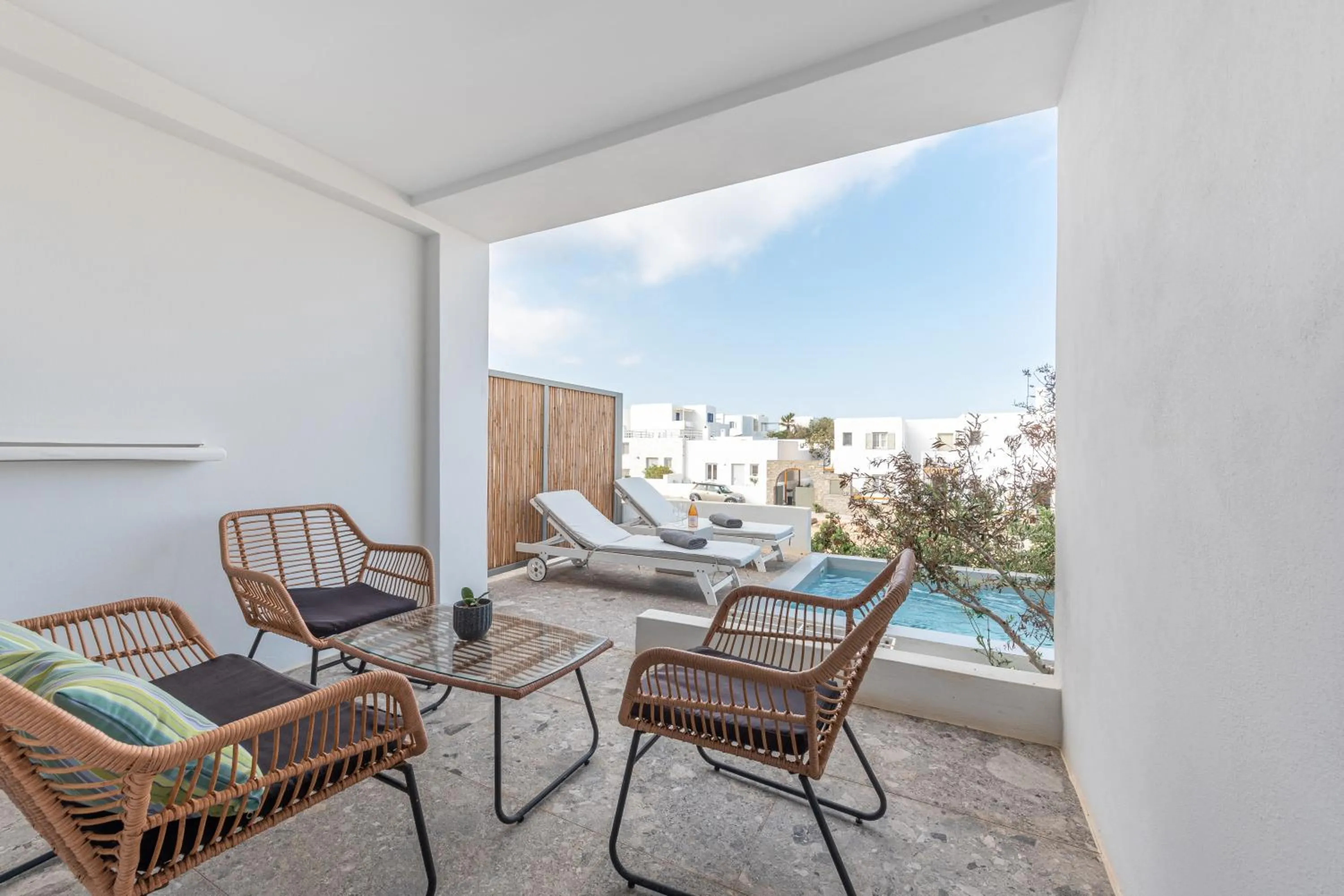 Balcony/Terrace in Paros Cape Suites
