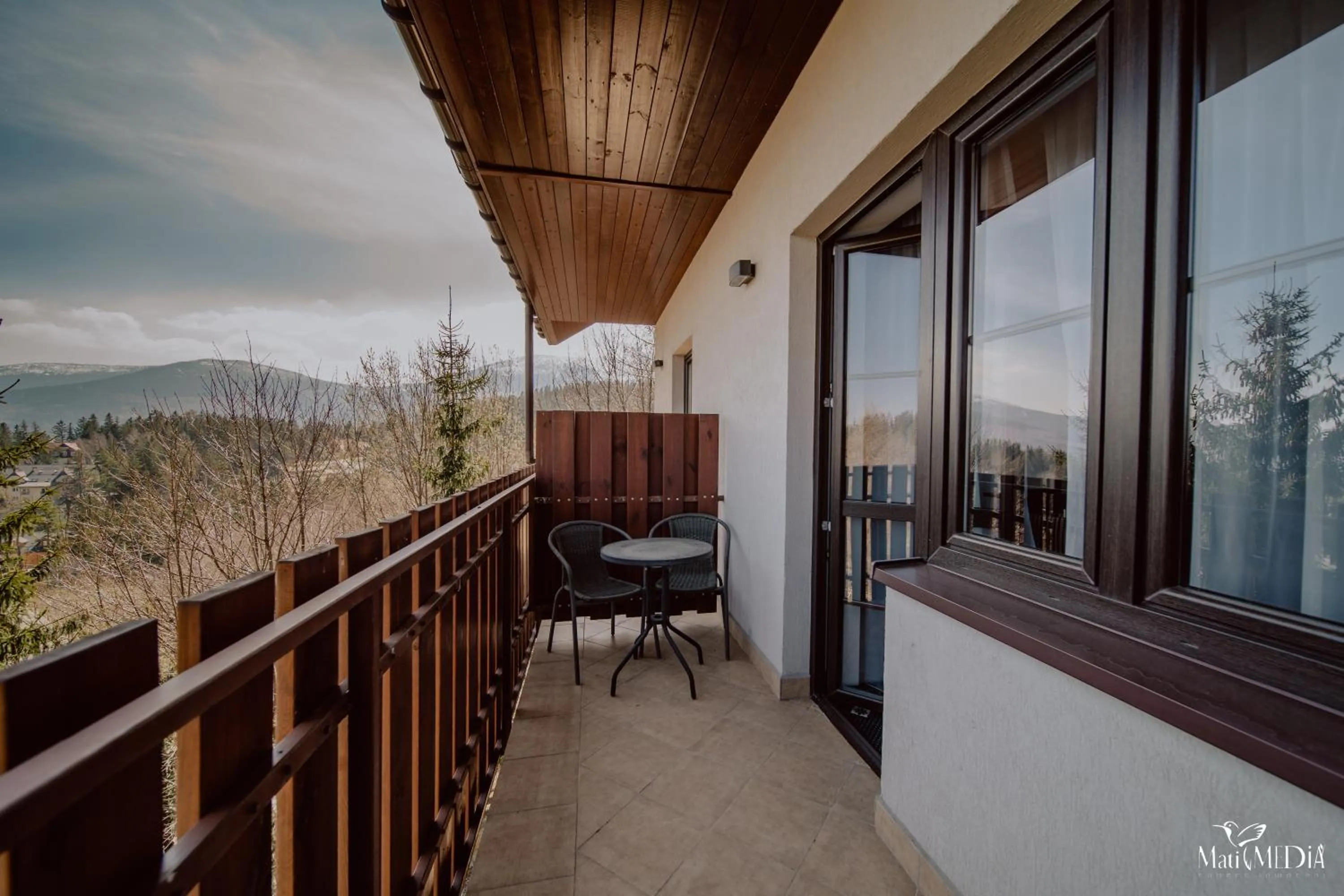 Balcony/Terrace in Karpacki & SPA