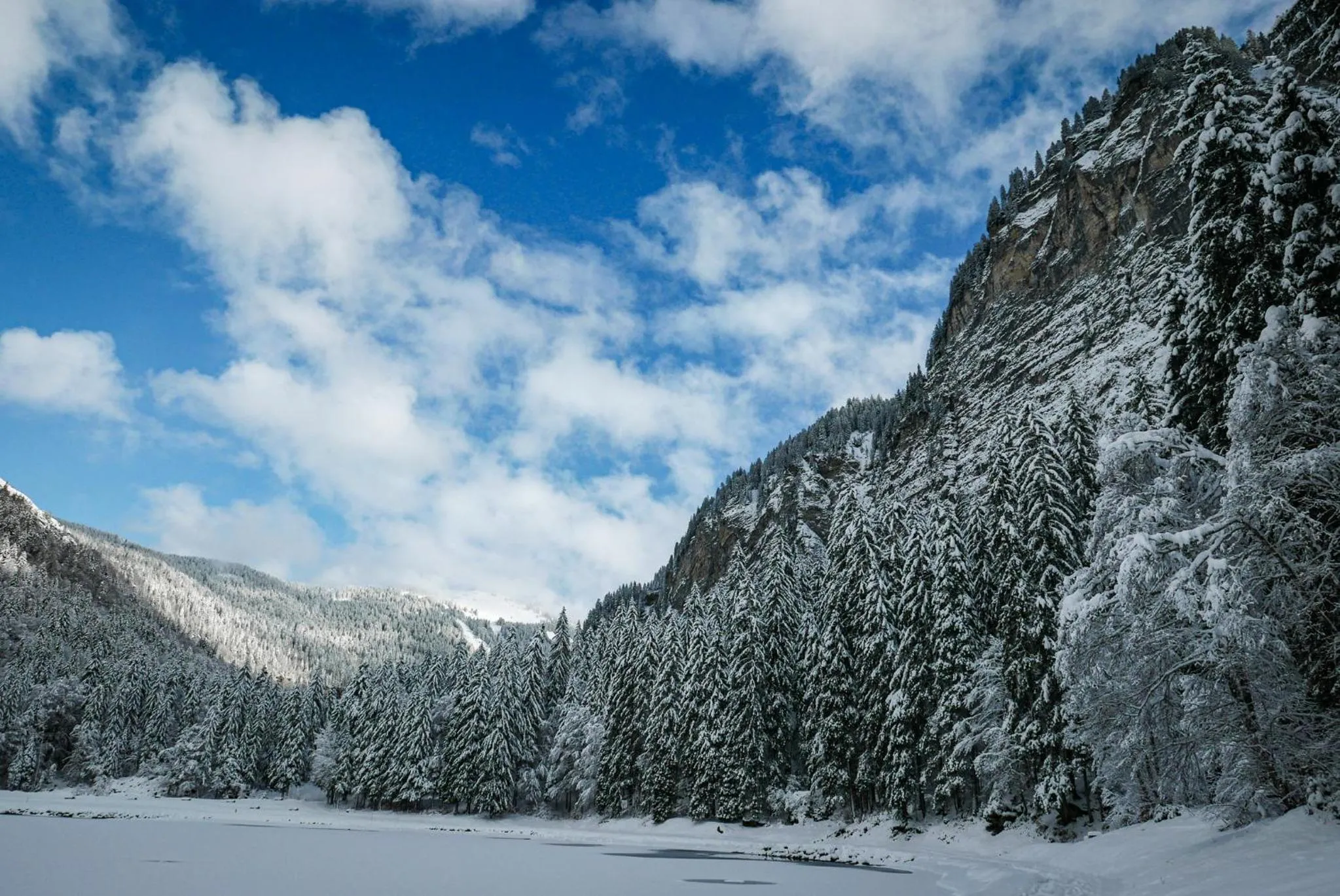 Natural landscape in Hotel Du Lac