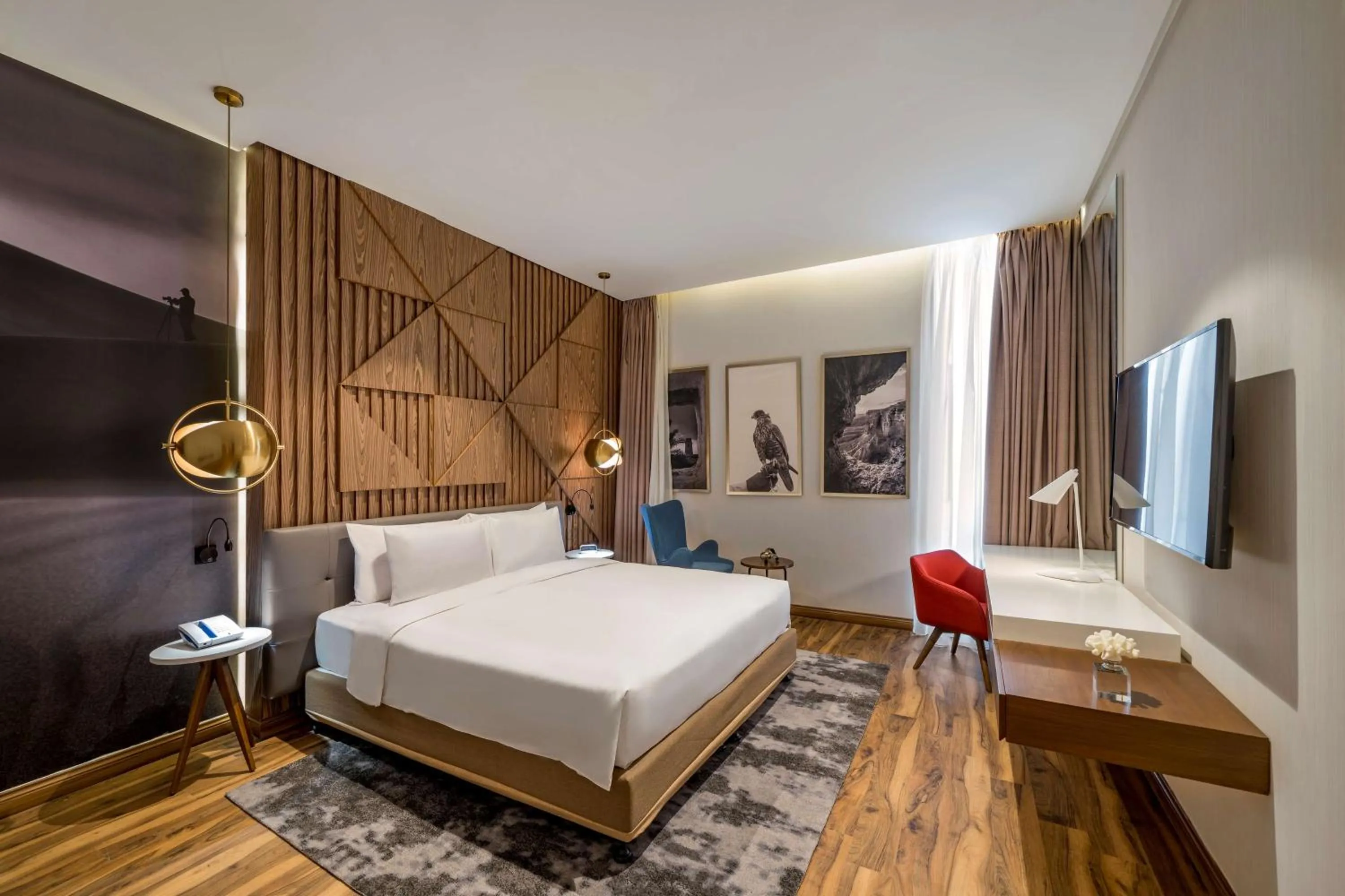 Bed in Radisson Blu Hotel Riyadh Qurtuba