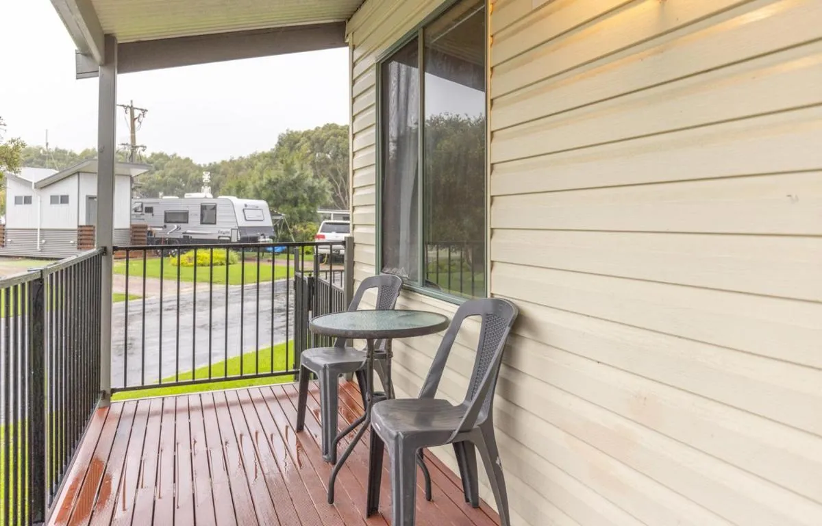 Patio in NRMA Warrnambool Riverside Holiday Park