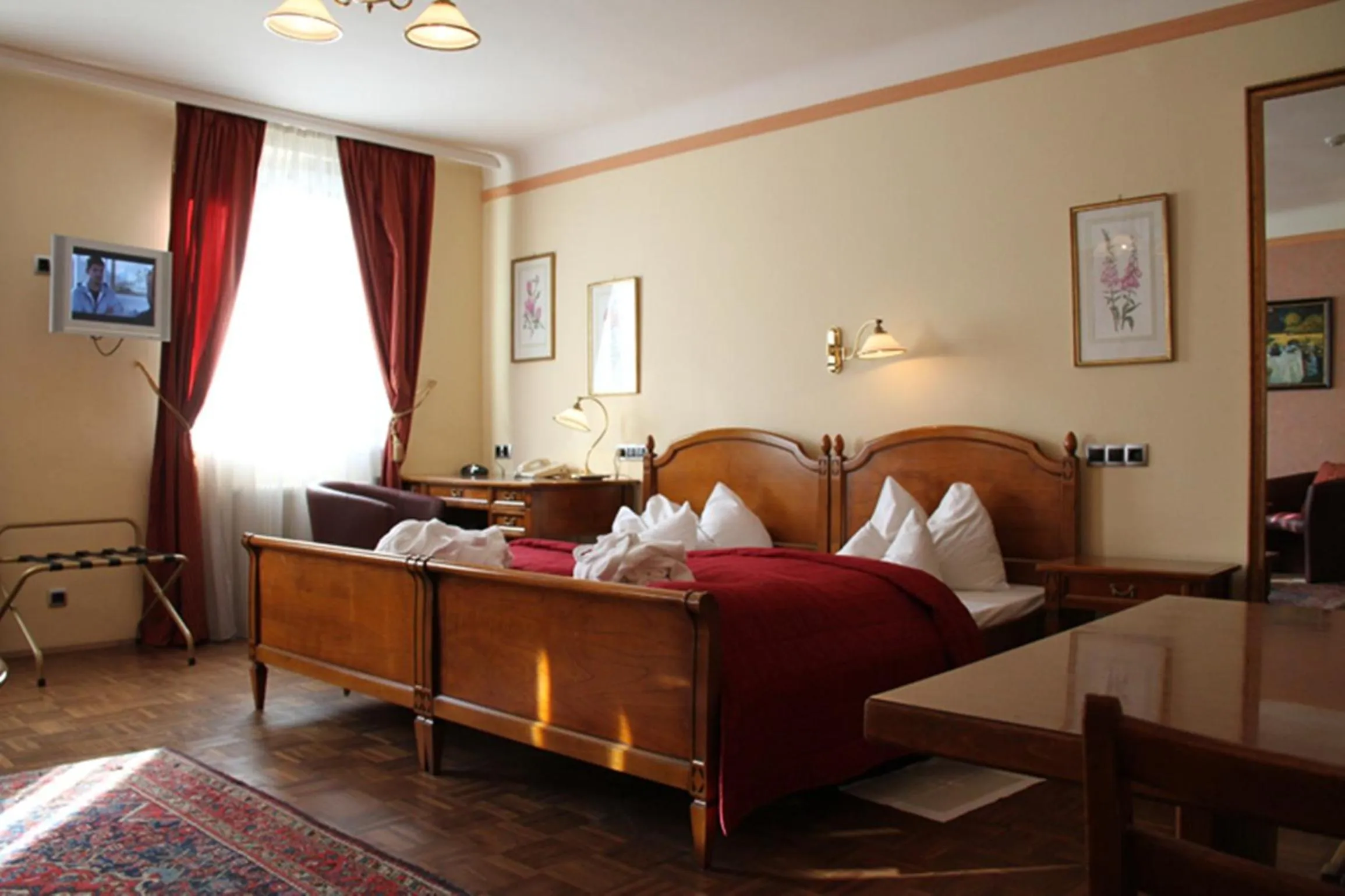 Bed in Hotel Apartment Rothensteiner