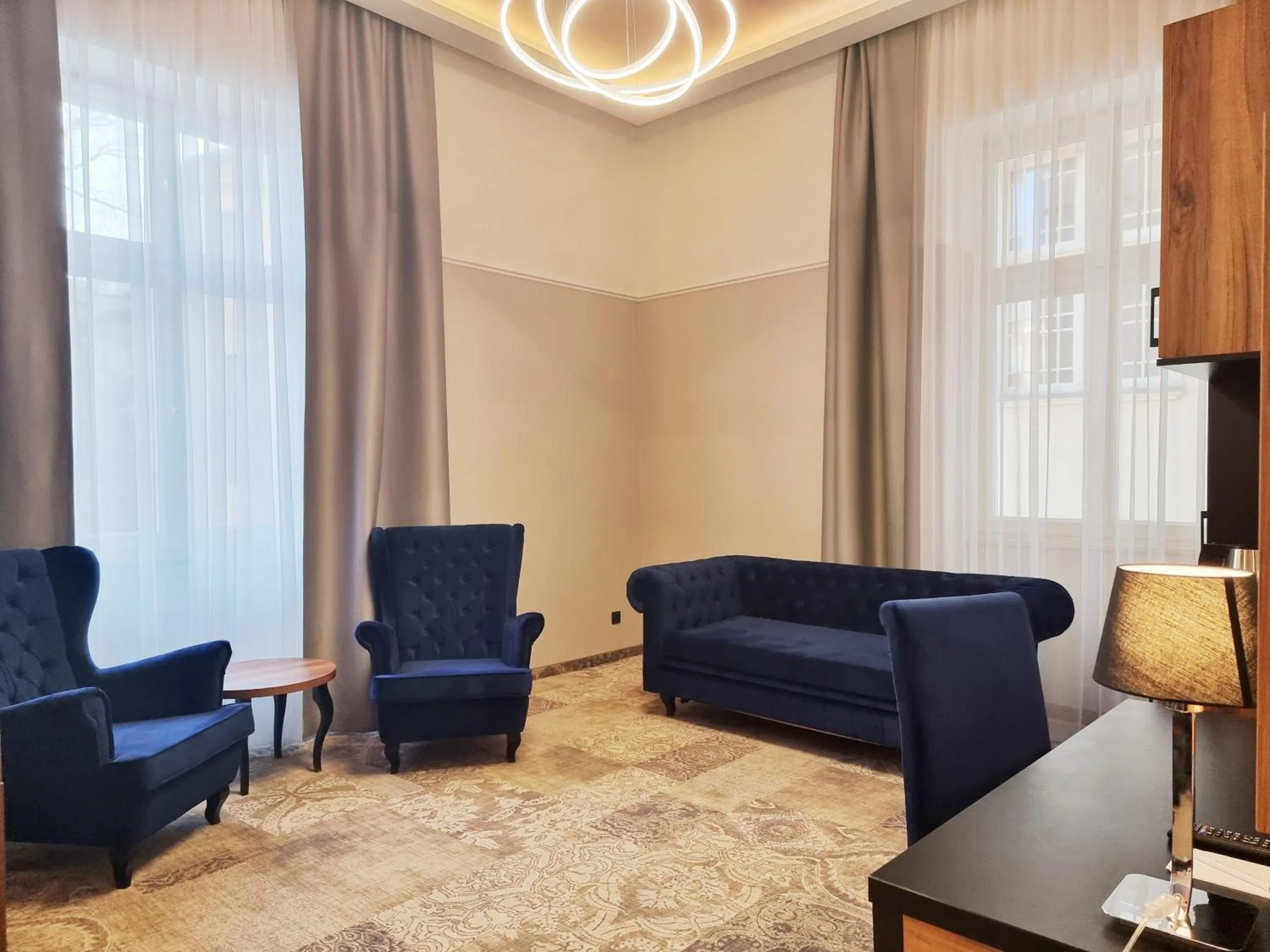 Living room in Sky Hotel Kraków