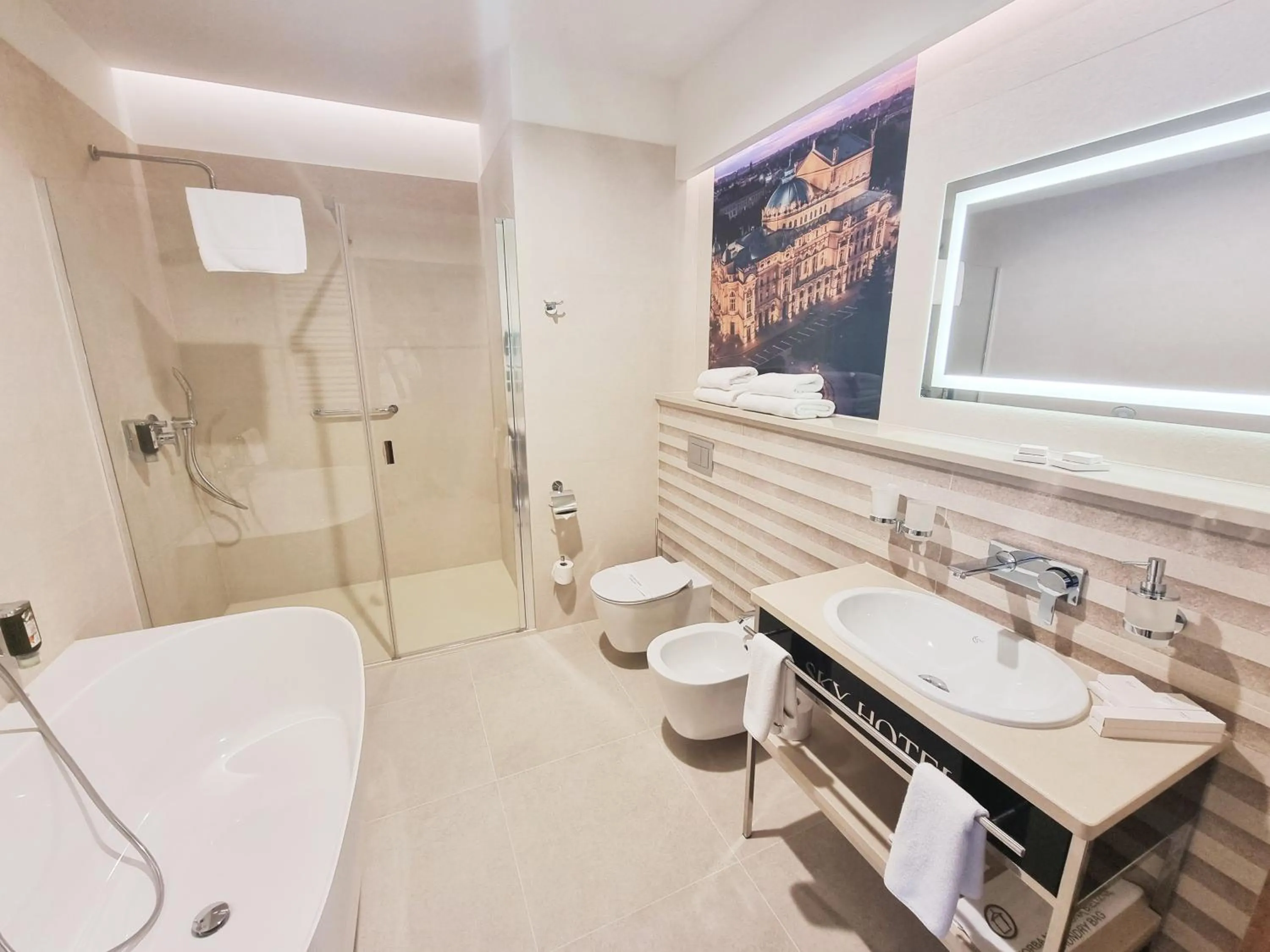 Bathroom in Sky Hotel Kraków