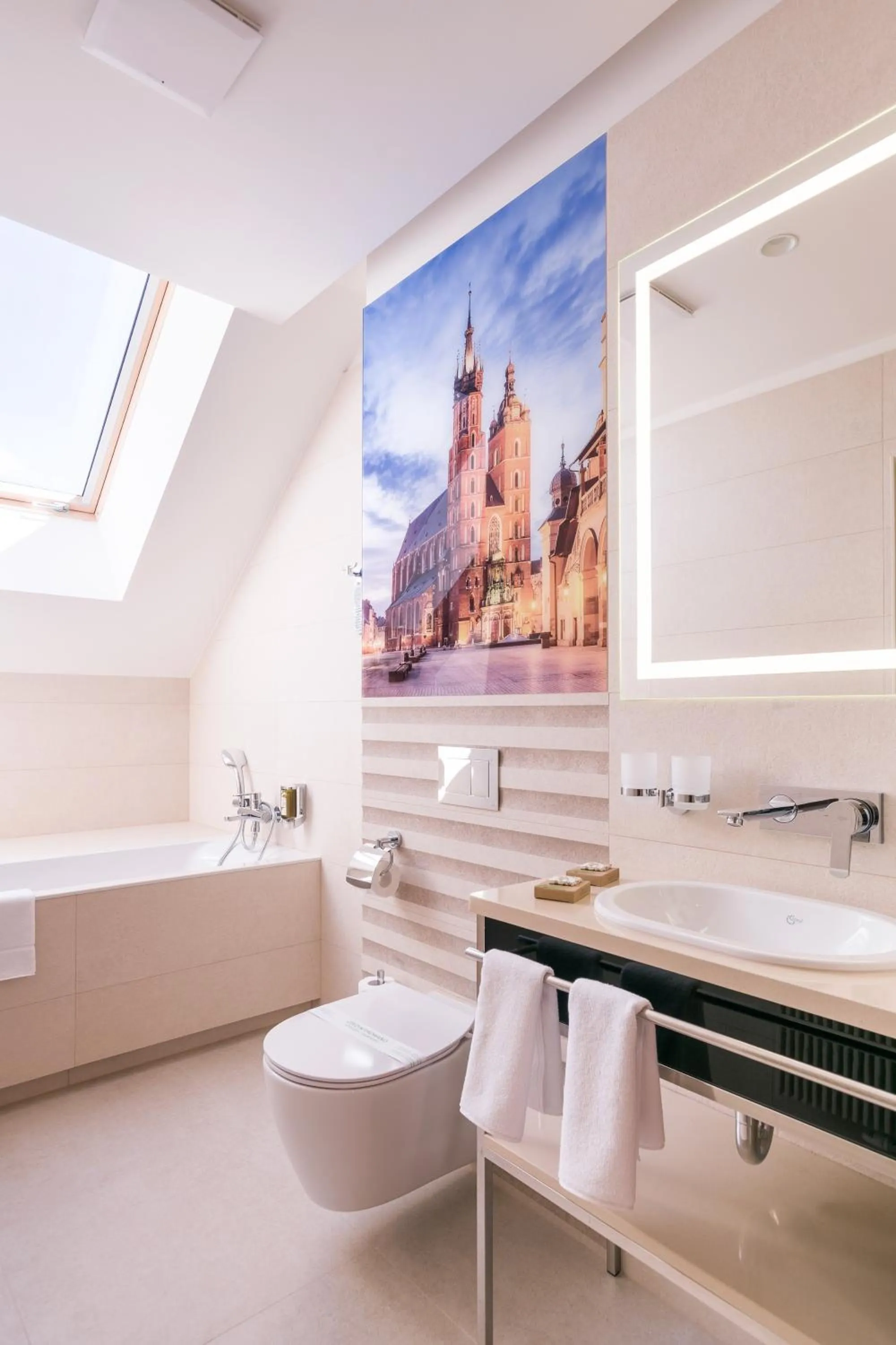 Bathroom in Sky Hotel Kraków
