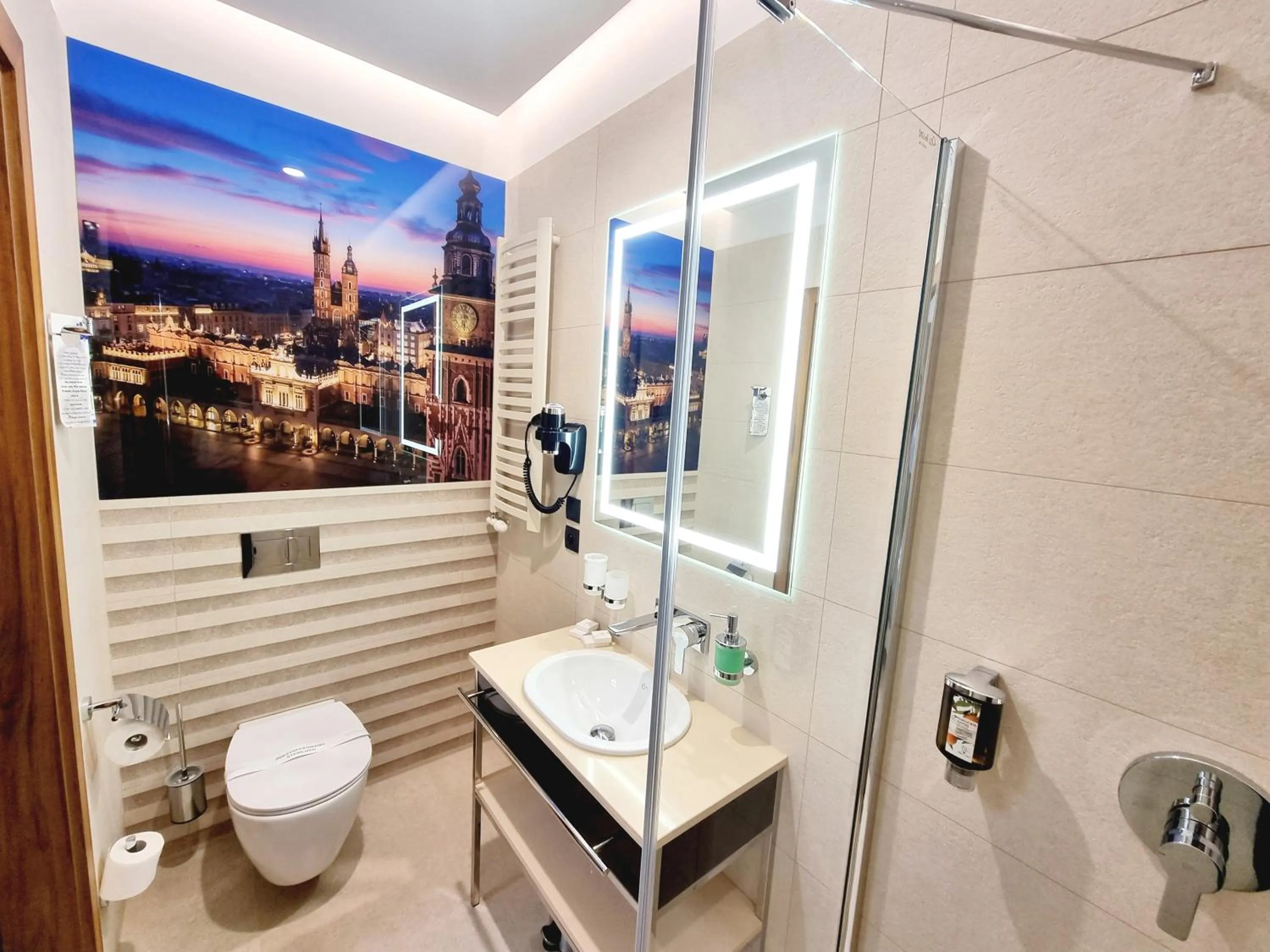 Bathroom in Sky Hotel Kraków