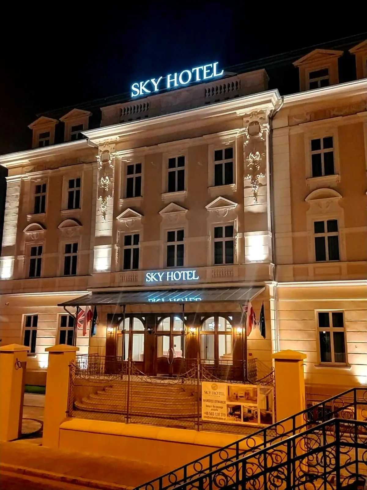 Property building in Sky Hotel Kraków