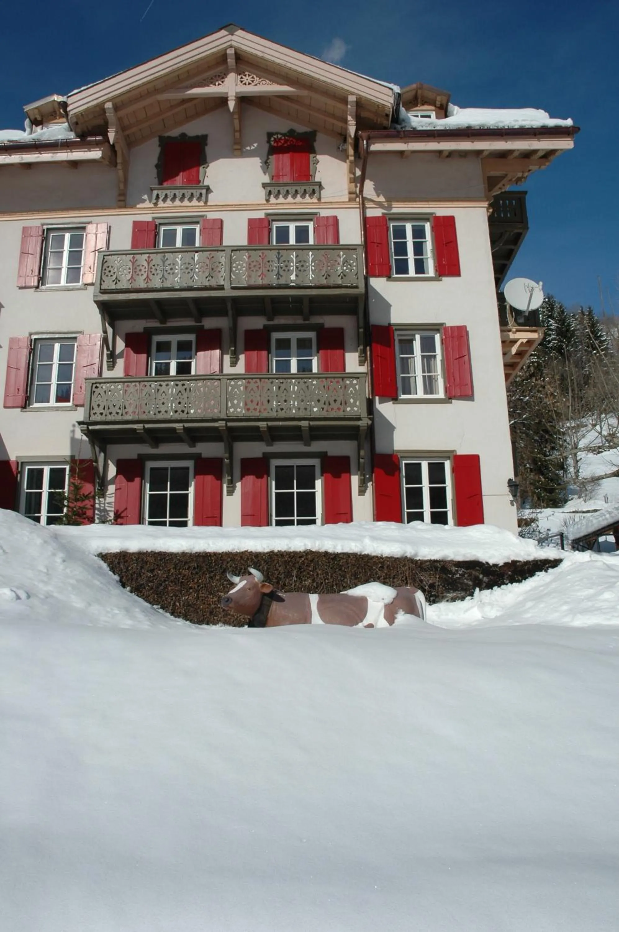 Facade/entrance in Historic Hotel du Pillon