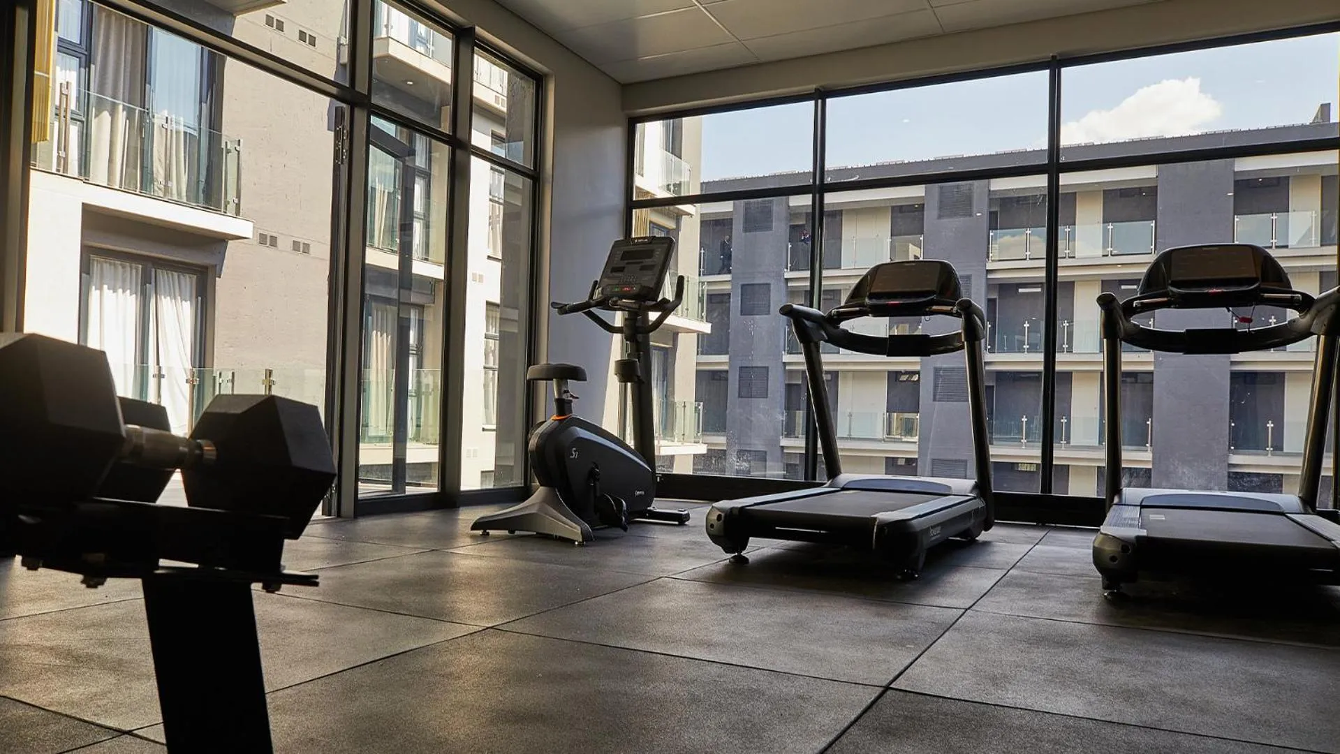 Fitness centre/facilities in The Catalyst Apartment Hotel by NEWMARK