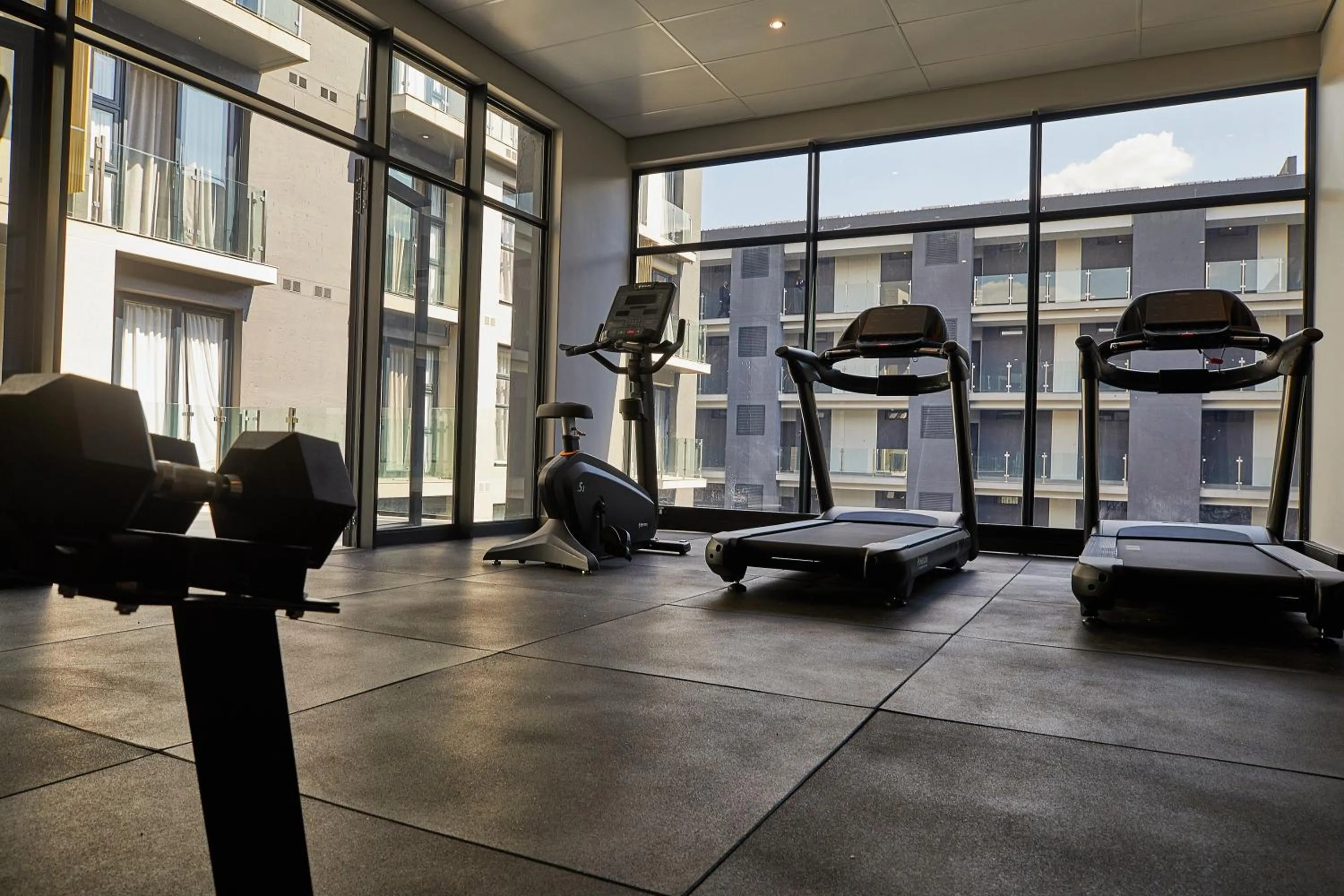 Fitness centre/facilities in The Catalyst Apartment Hotel by NEWMARK