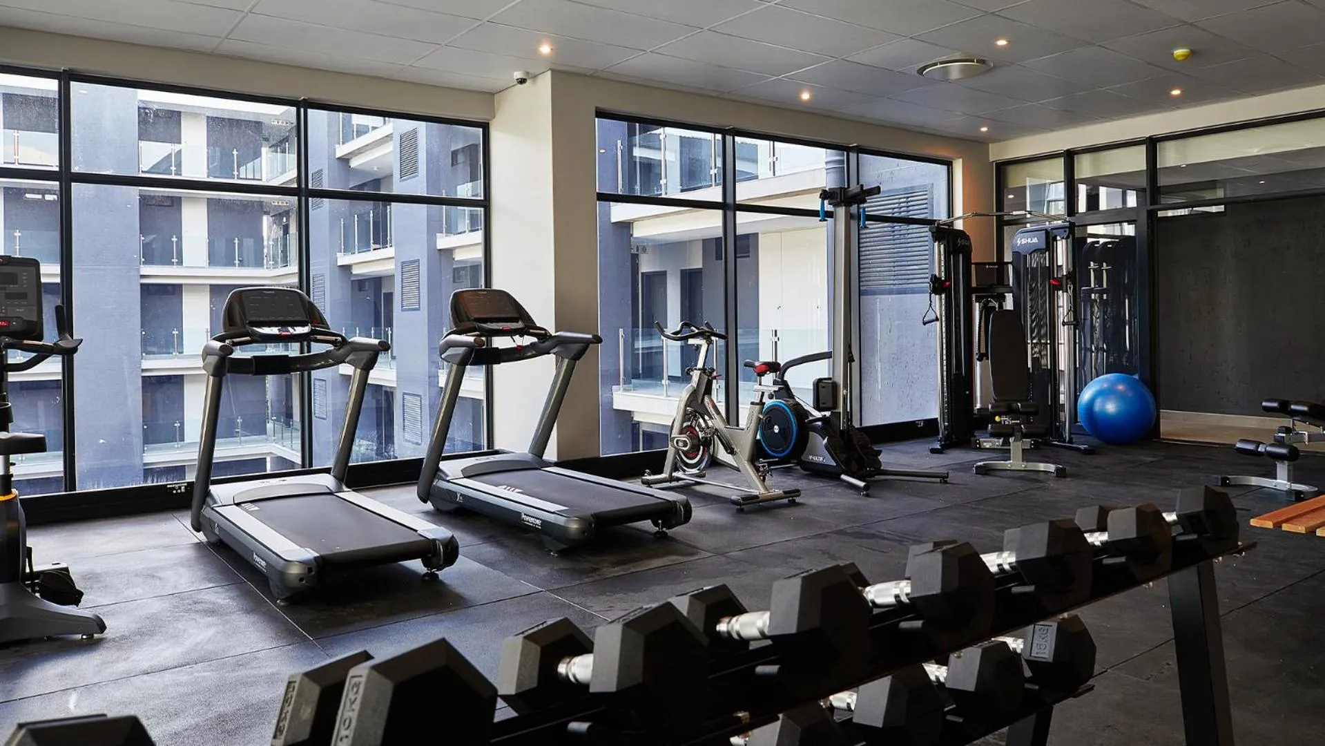 Fitness centre/facilities in The Catalyst Apartment Hotel by NEWMARK