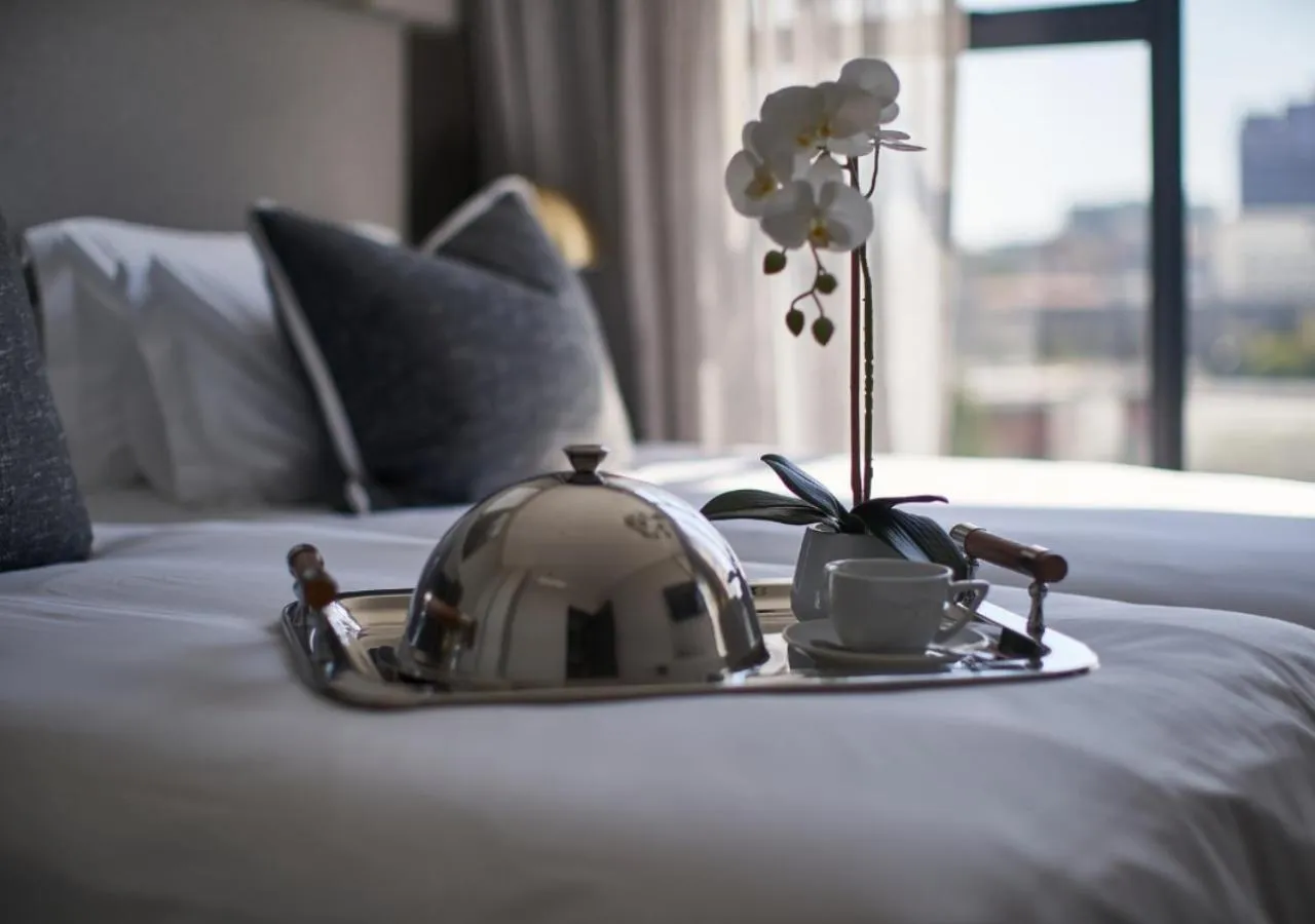 Food, Bed in The Catalyst Apartment Hotel by NEWMARK